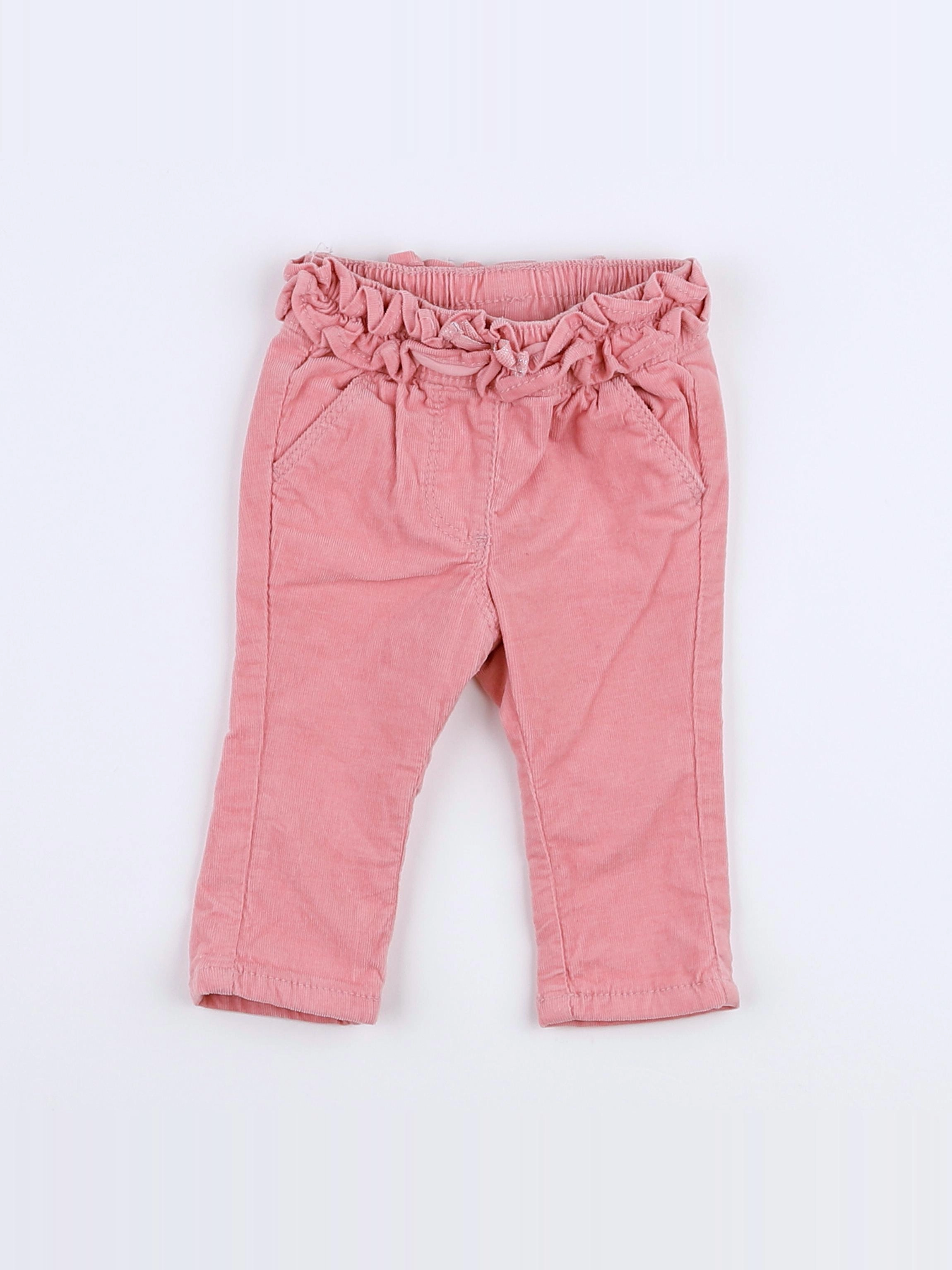 Tape à l'oeil - pantalon rose - 3 mois