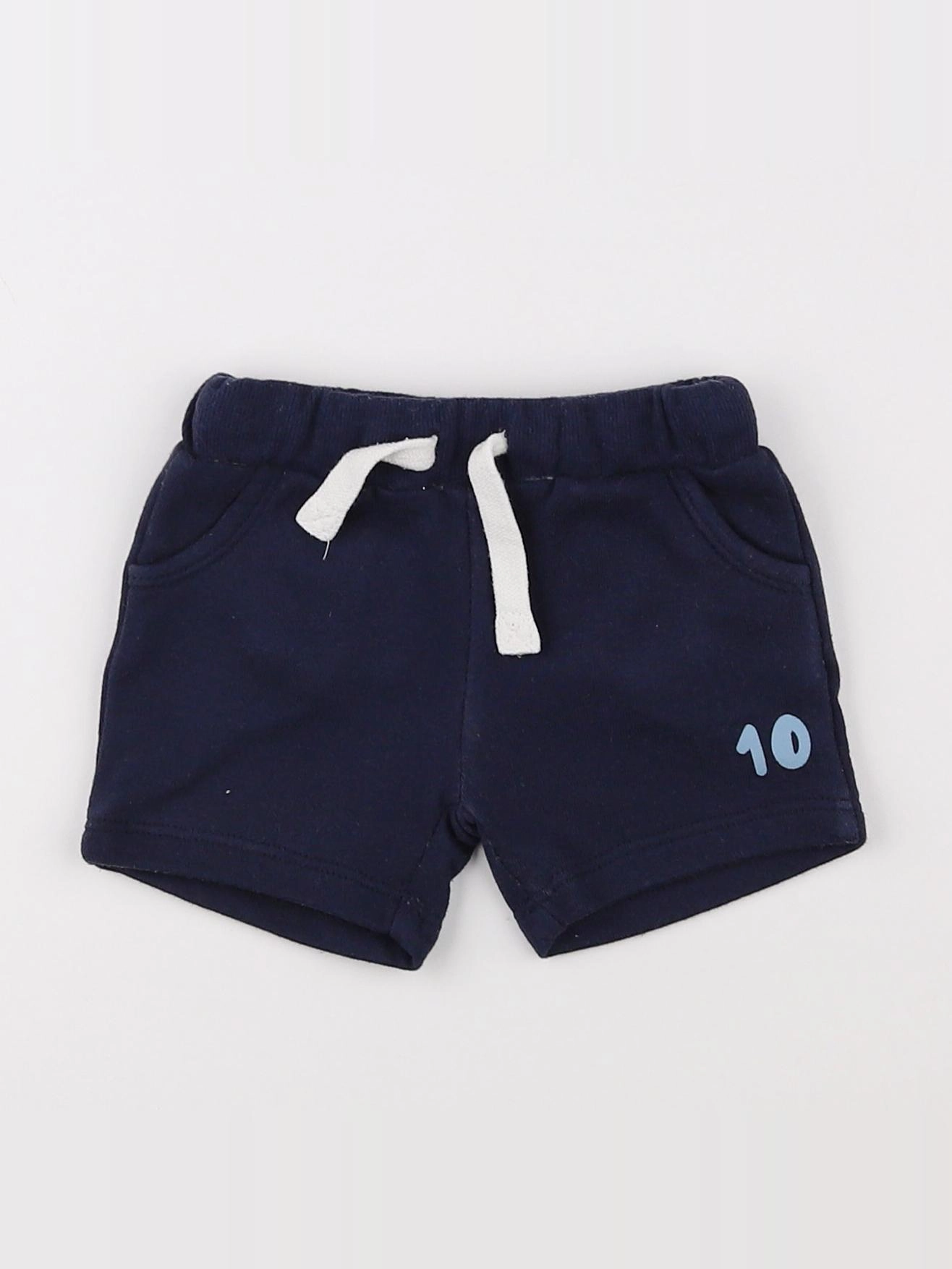 La Redoute - short bleu - 3 mois