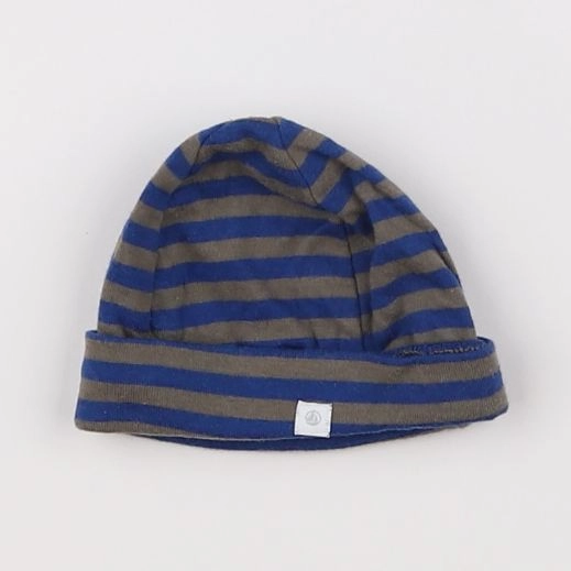 Petit Bateau - bonnet taupe - 0 mois