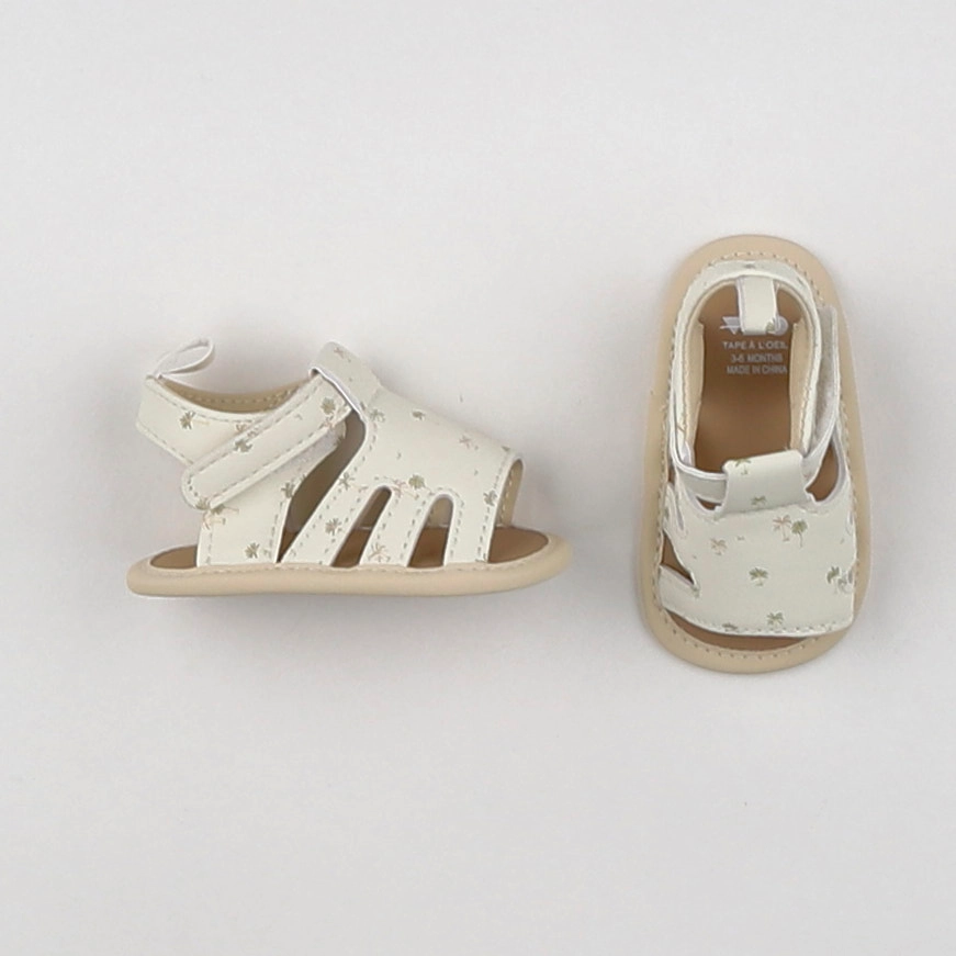 Tape à l'oeil - chaussons blanc - 3/6 mois