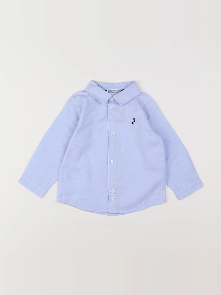Jacadi - chemise bleu - 12 mois