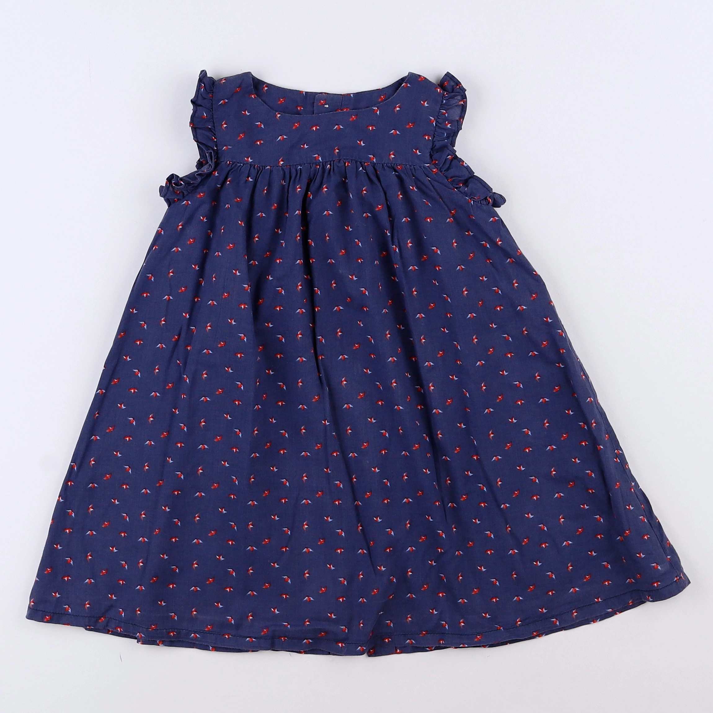 Boutchou - robe bleu - 12 mois