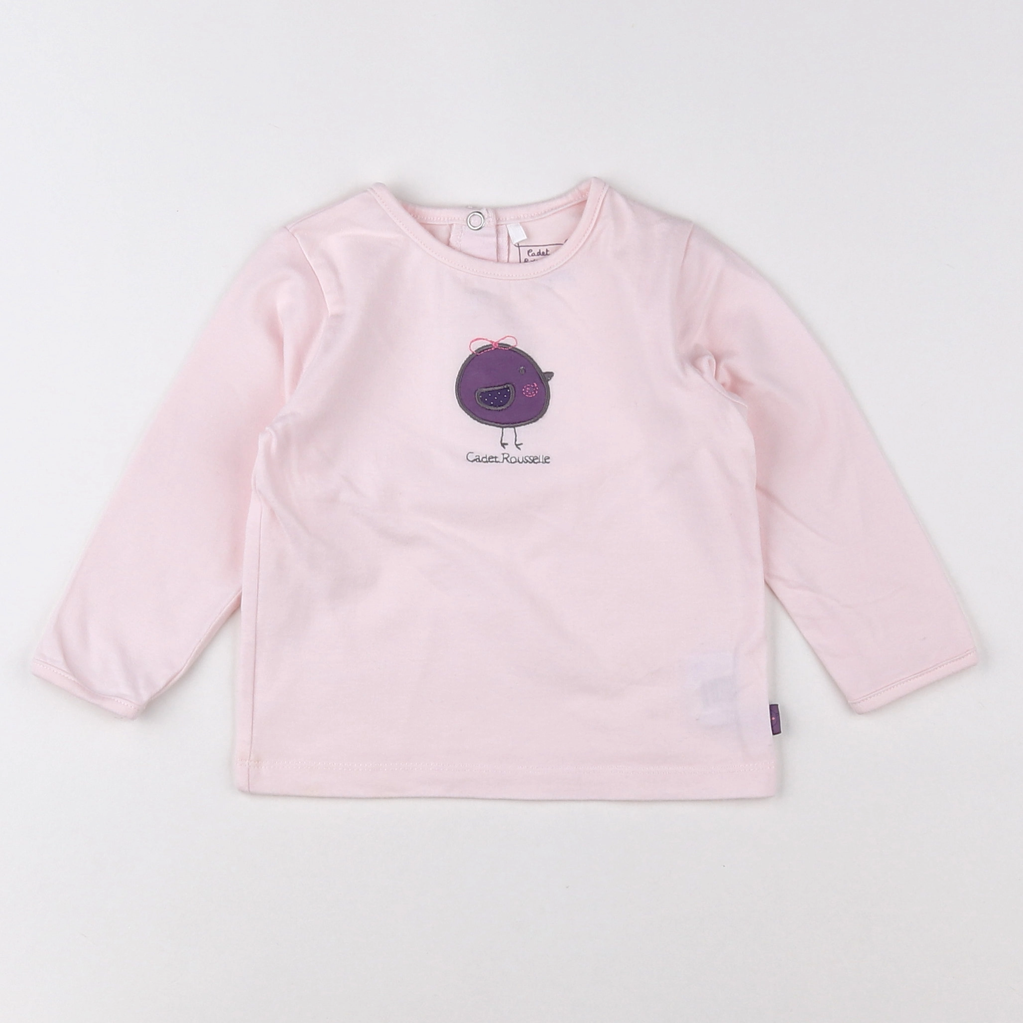 Cadet Rousselle - tee-shirt rose - 12 mois