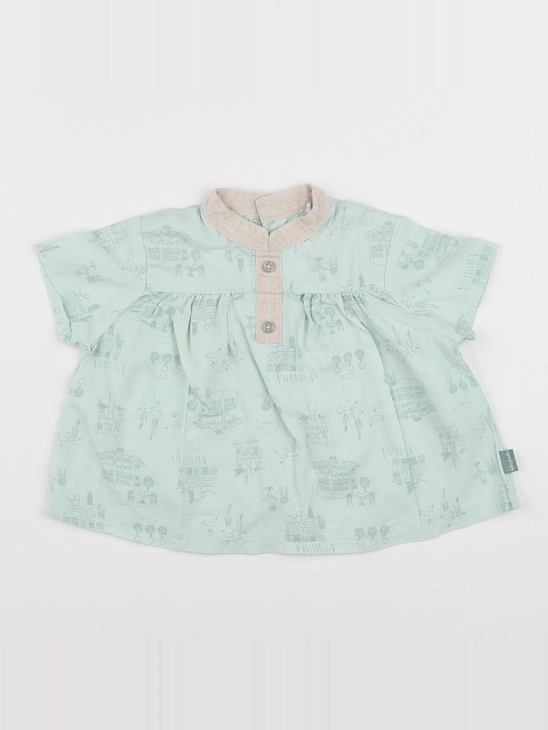 Tutto Piccolo - chemise vert - 12 mois