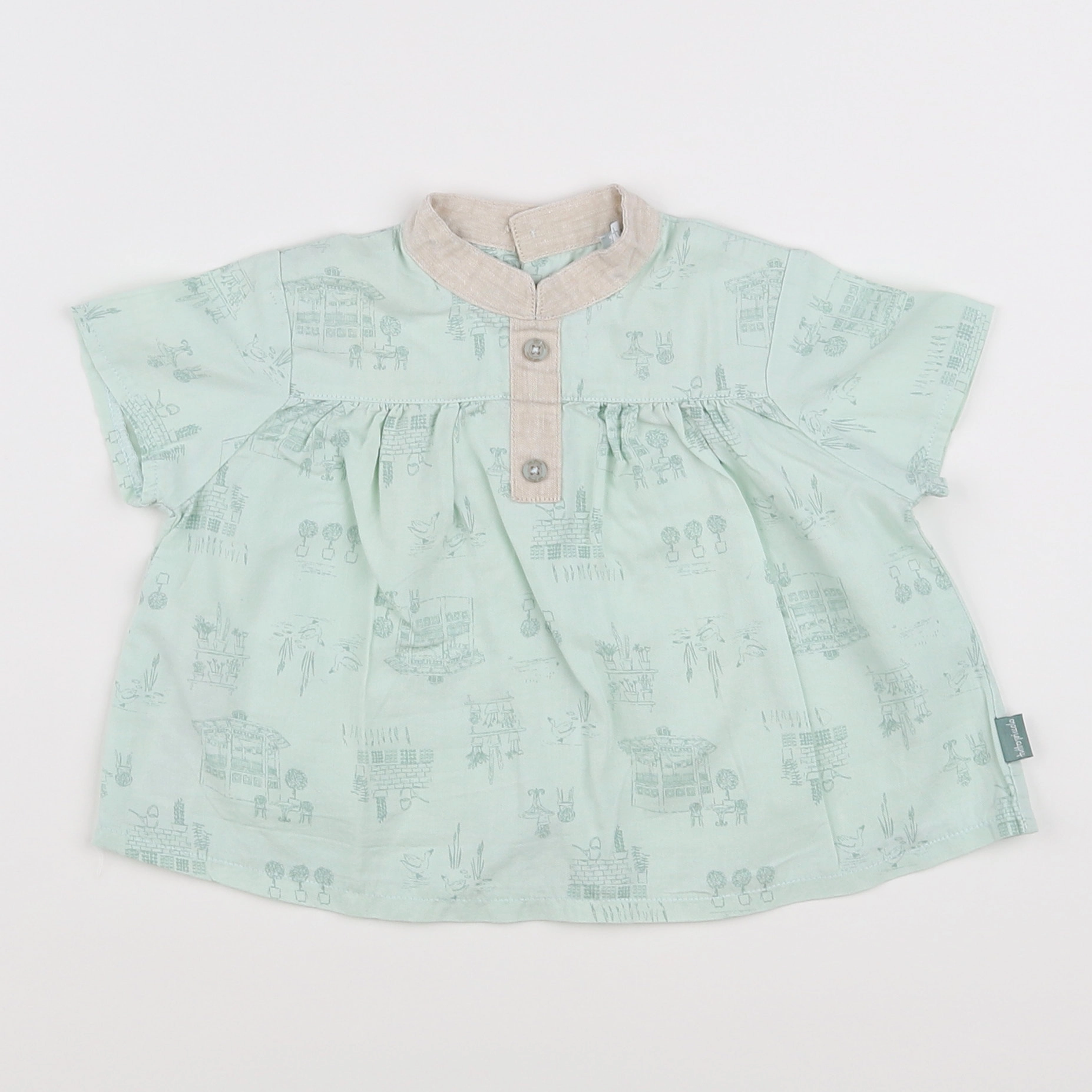 Tutto Piccolo - chemise vert - 12 mois