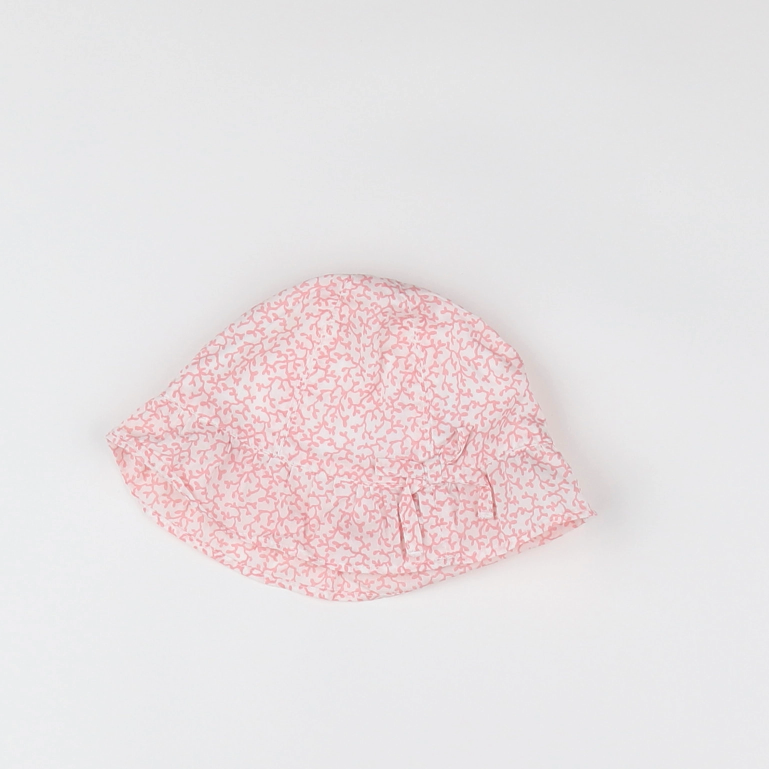 Absorba - chapeau blanc, rose - 12/18 mois