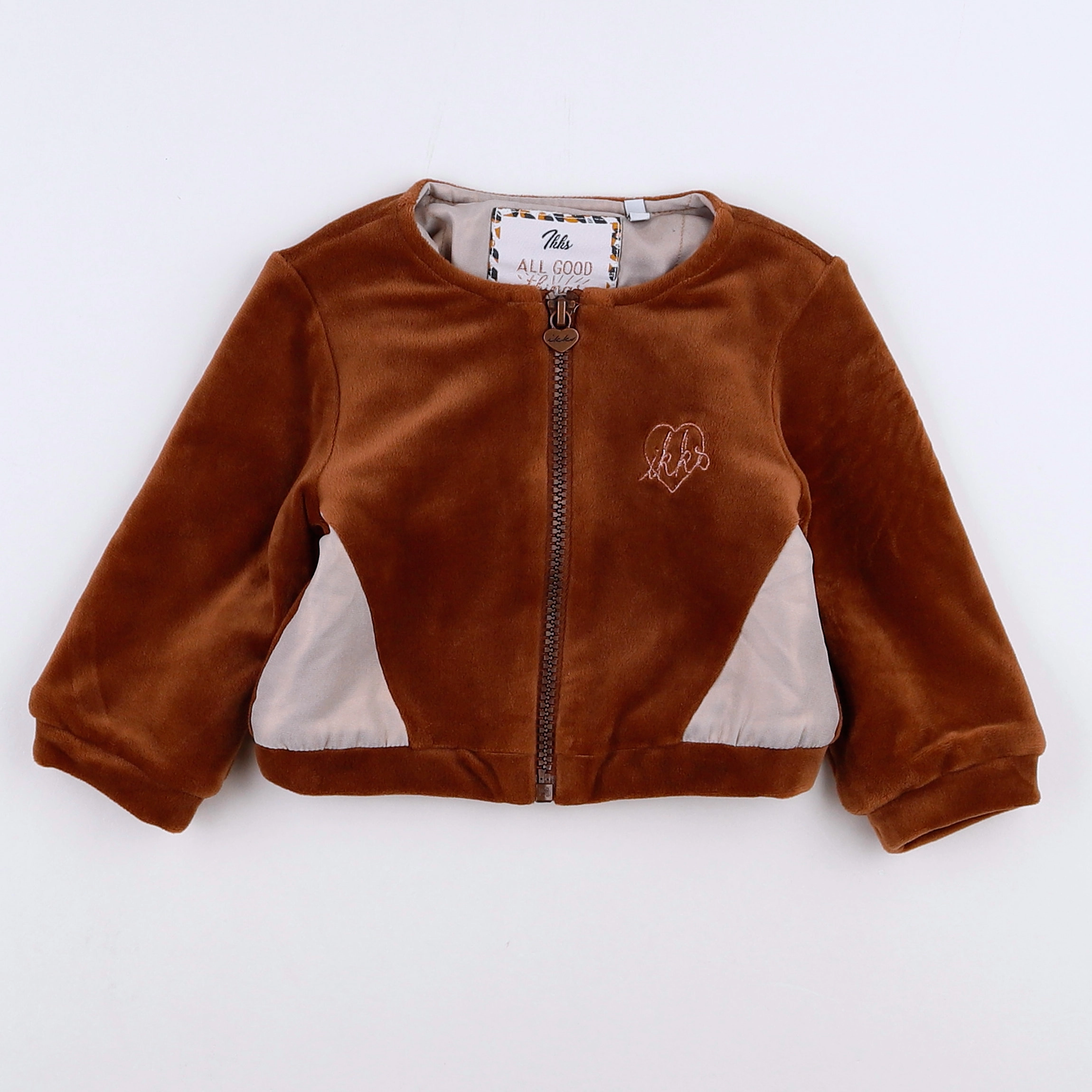 IKKS - veste marron - 12 mois
