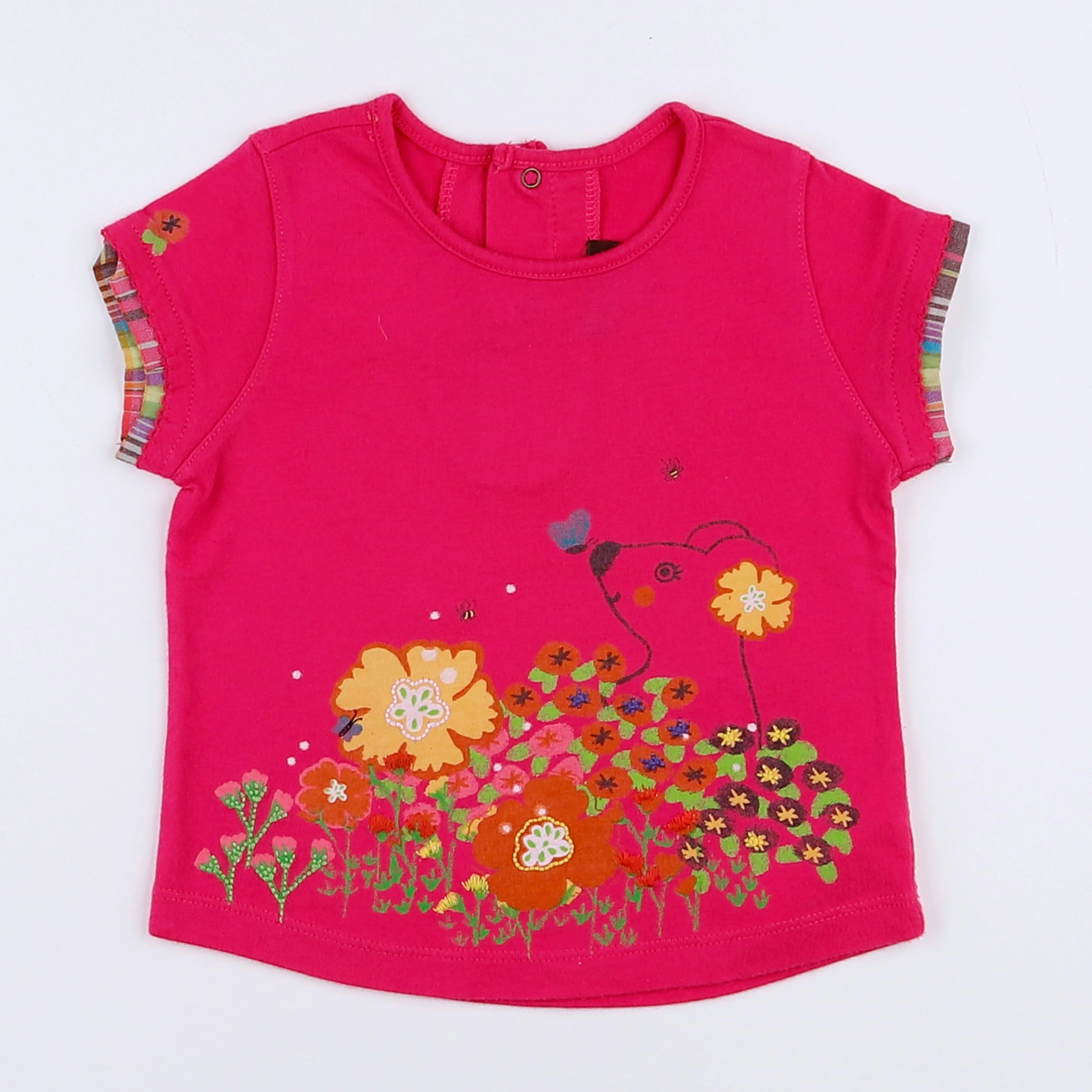 Catimini - tee-shirt rose - 12 mois