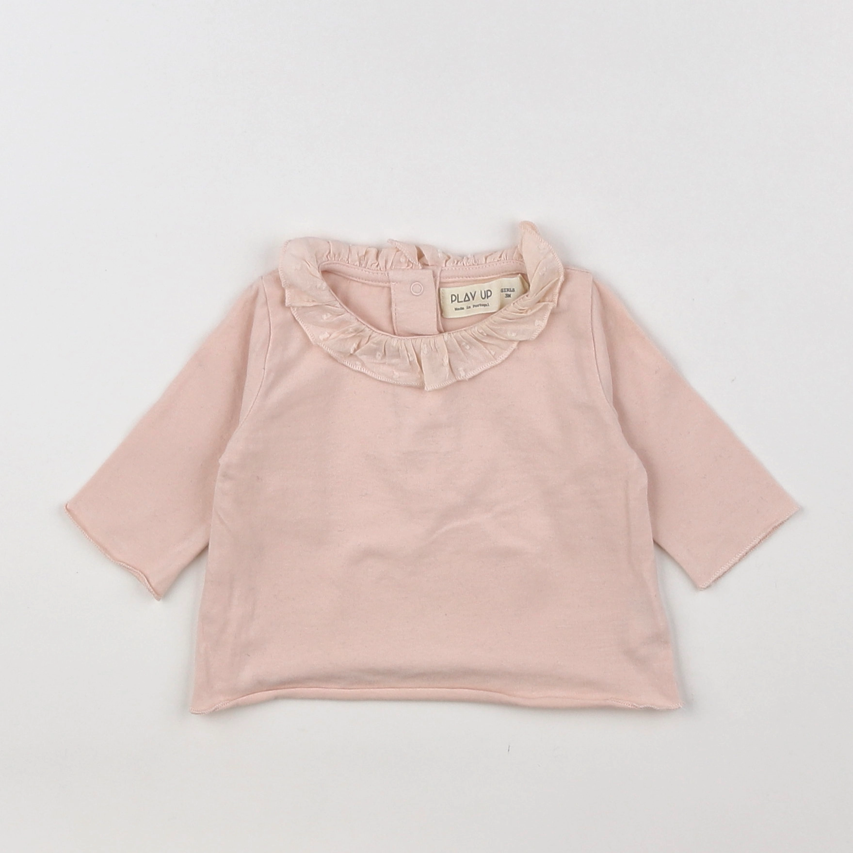 Play Up - tee-shirt rose - 3 mois