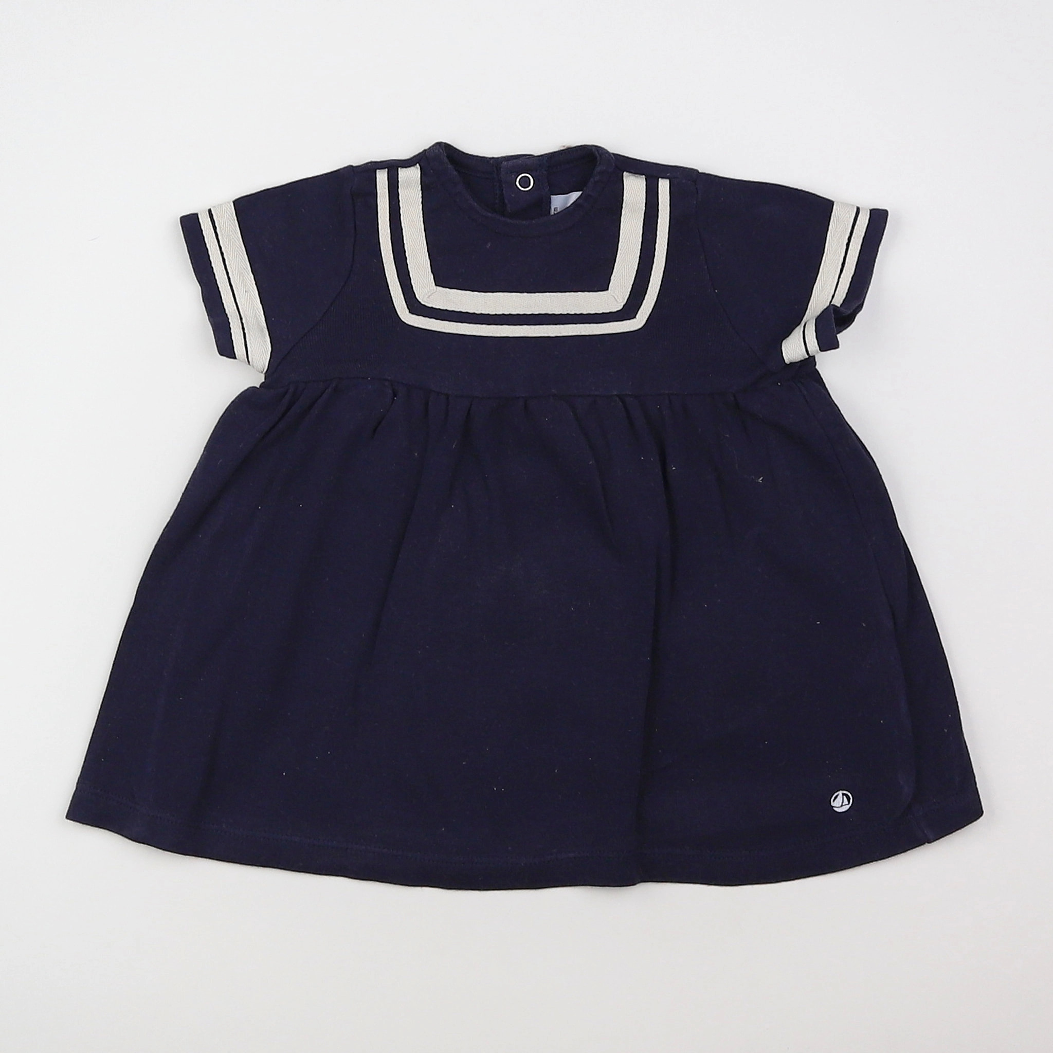 Petit Bateau - robe bleu - 3 mois