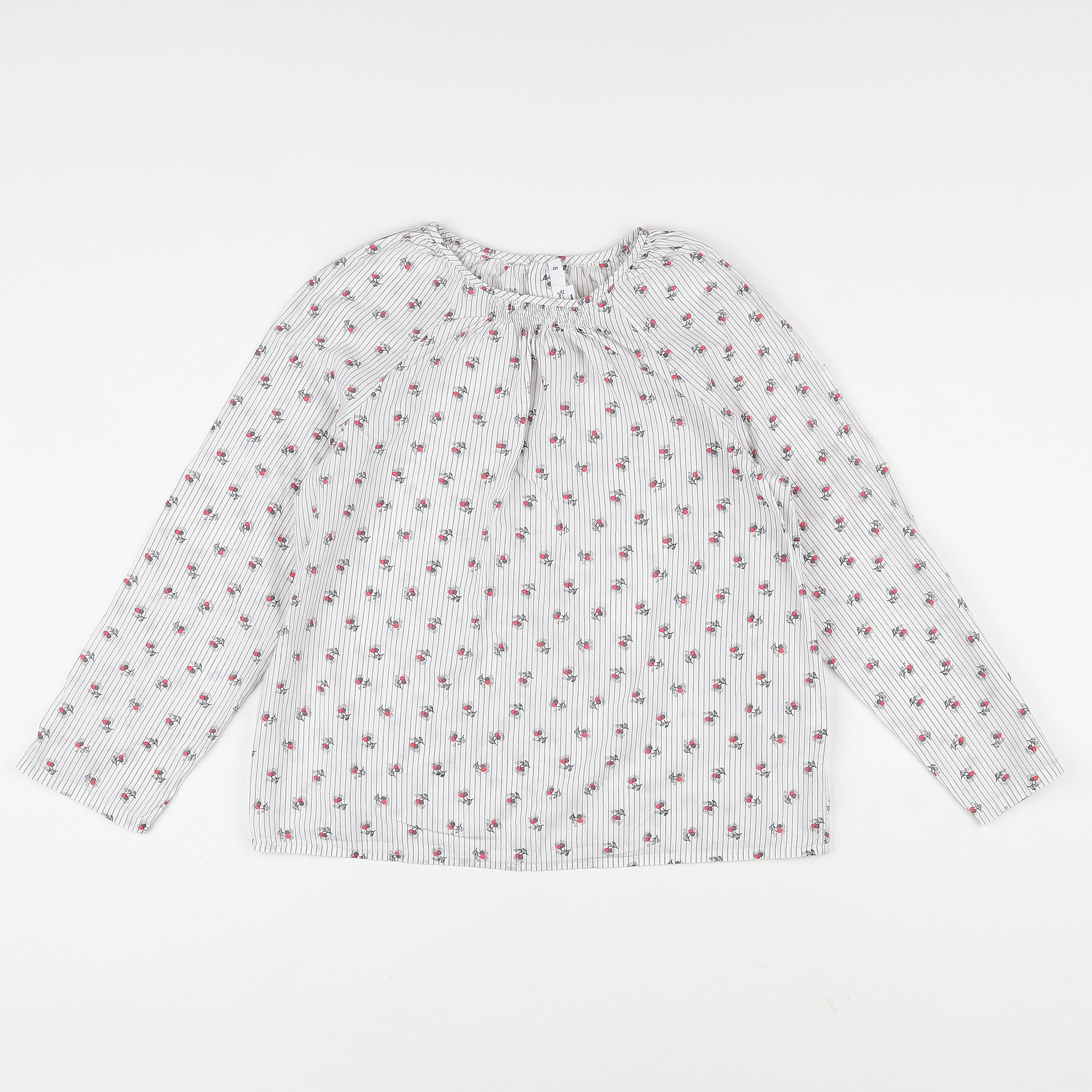 Bonpoint - blouse gris - 10 ans