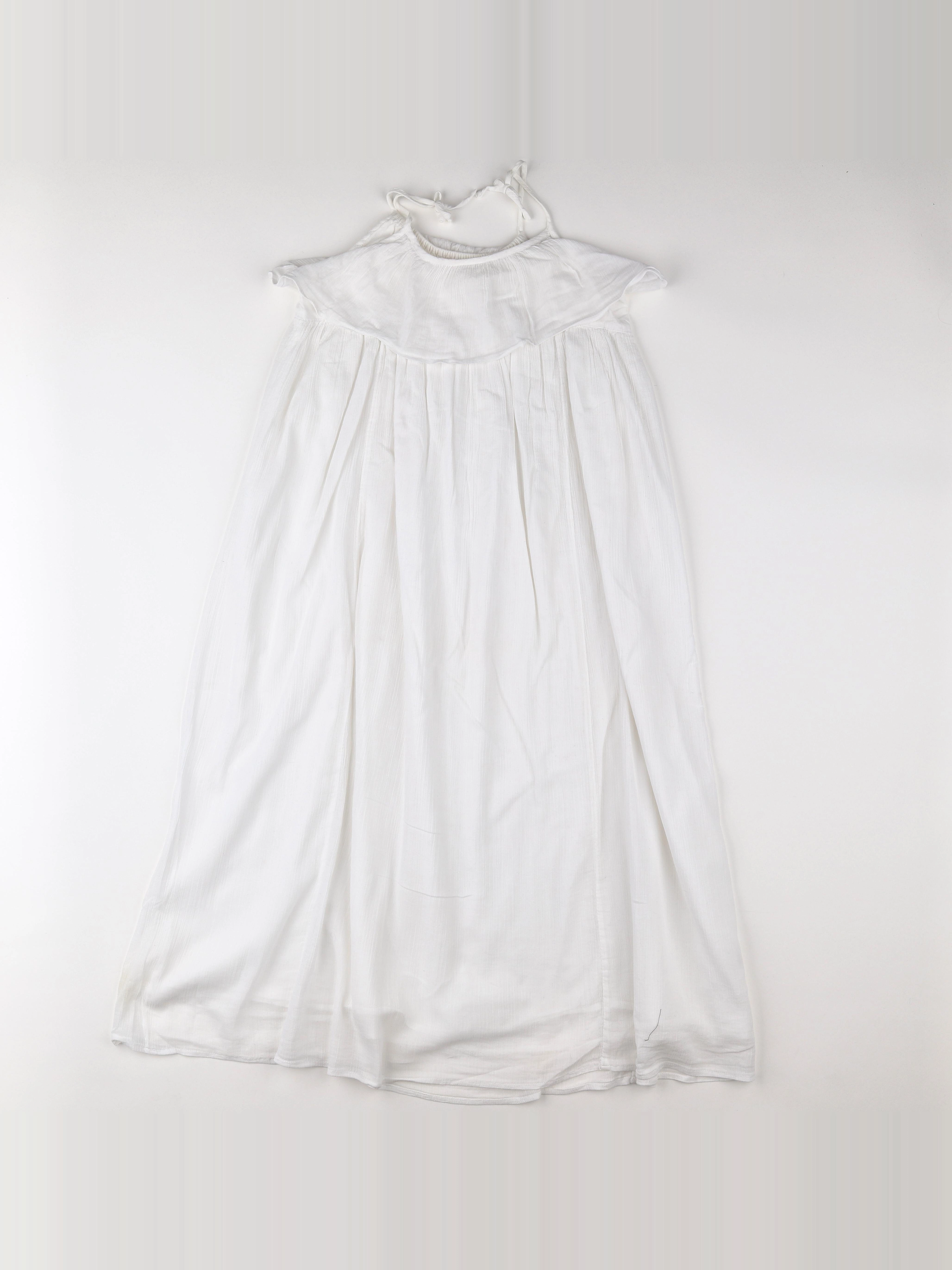 Monoprix - robe blanc - 10 ans