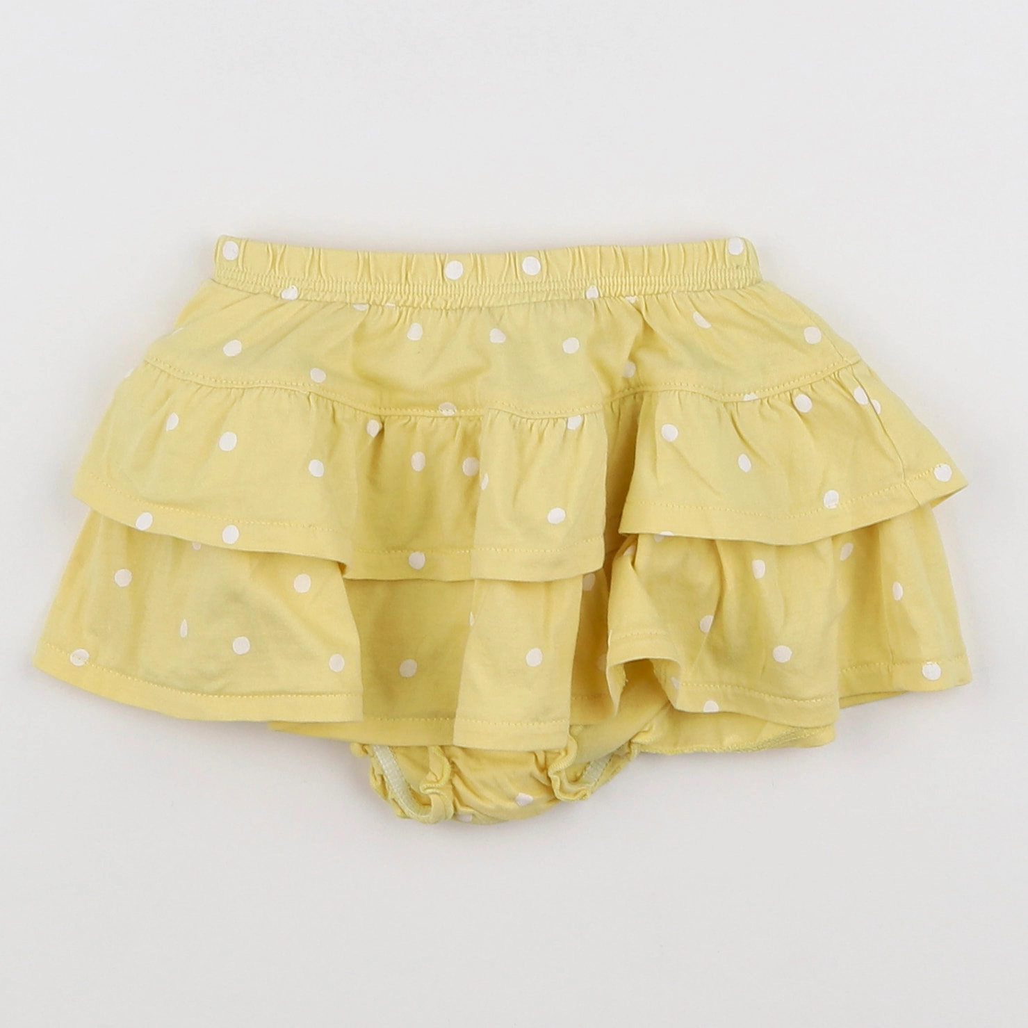 H&M - jupe jaune - 12 mois