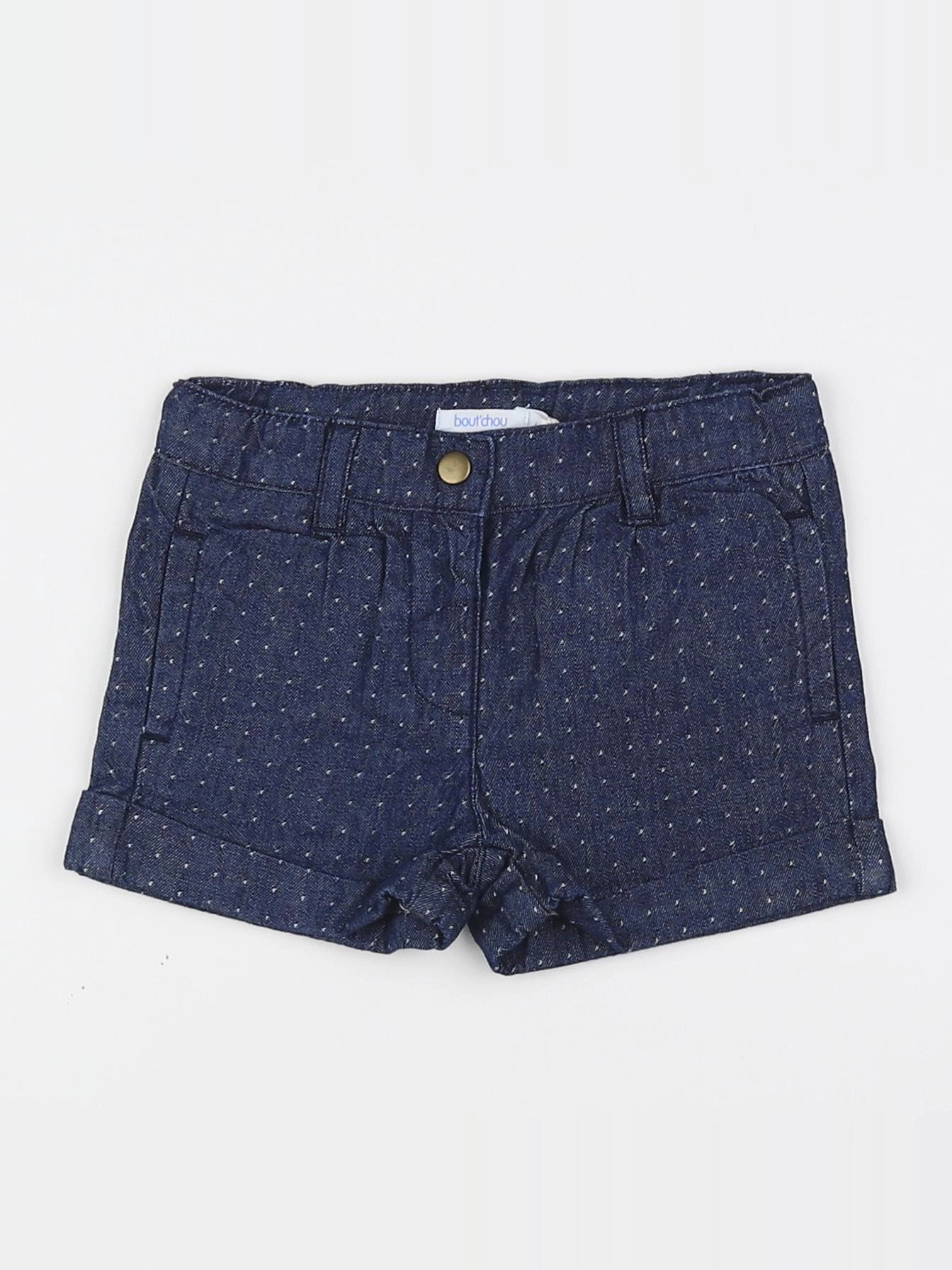 Boutchou - short bleu (état neuf) - 6 mois