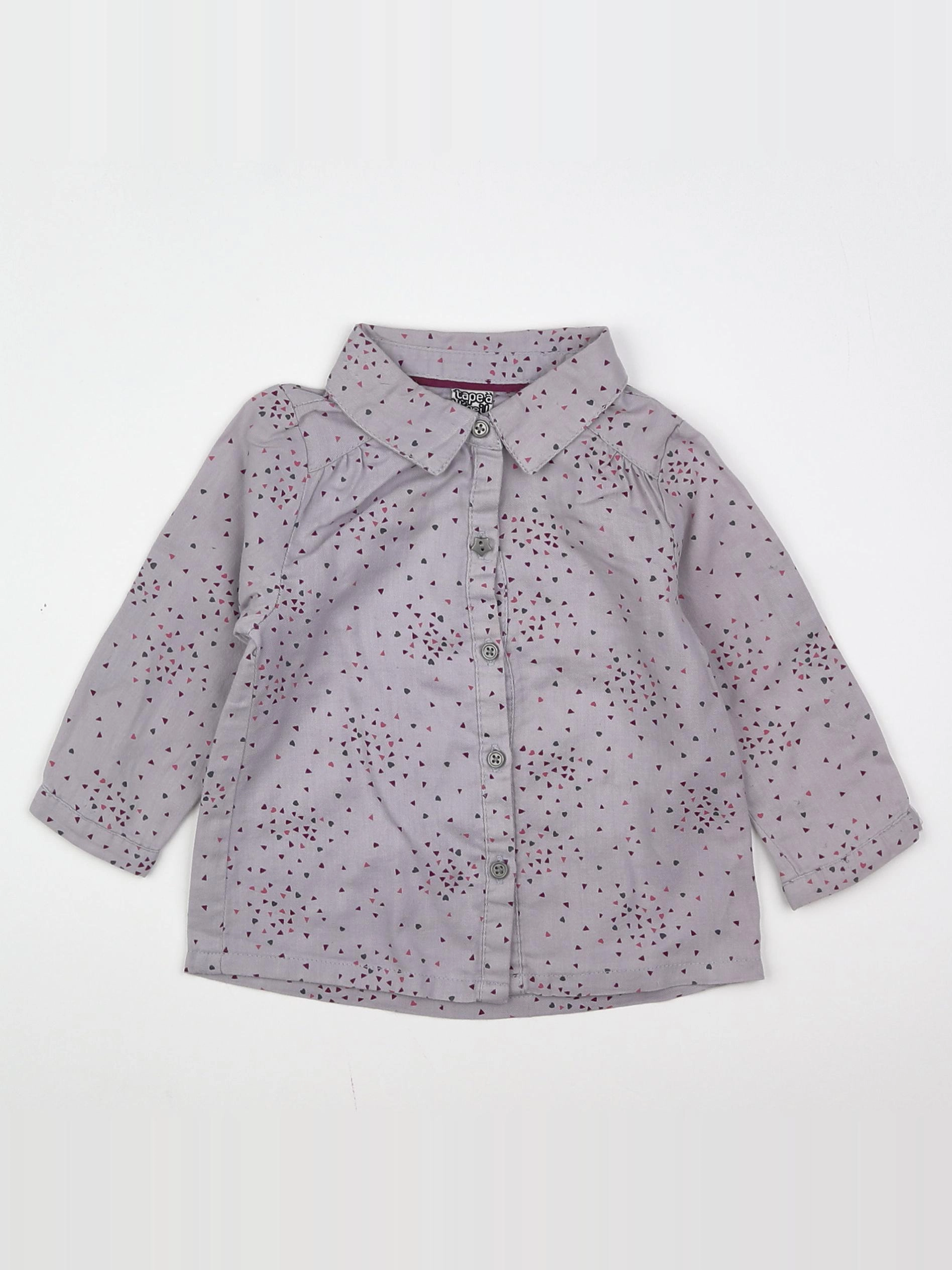 Tape à l'oeil - chemise taupe, multicolore - 12 mois