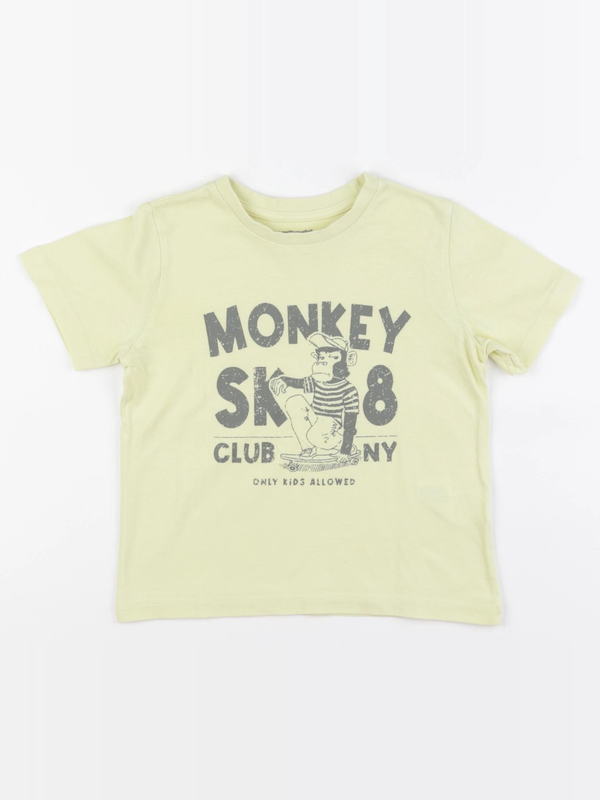 Vertbaudet - tee-shirt jaune - 5 ans