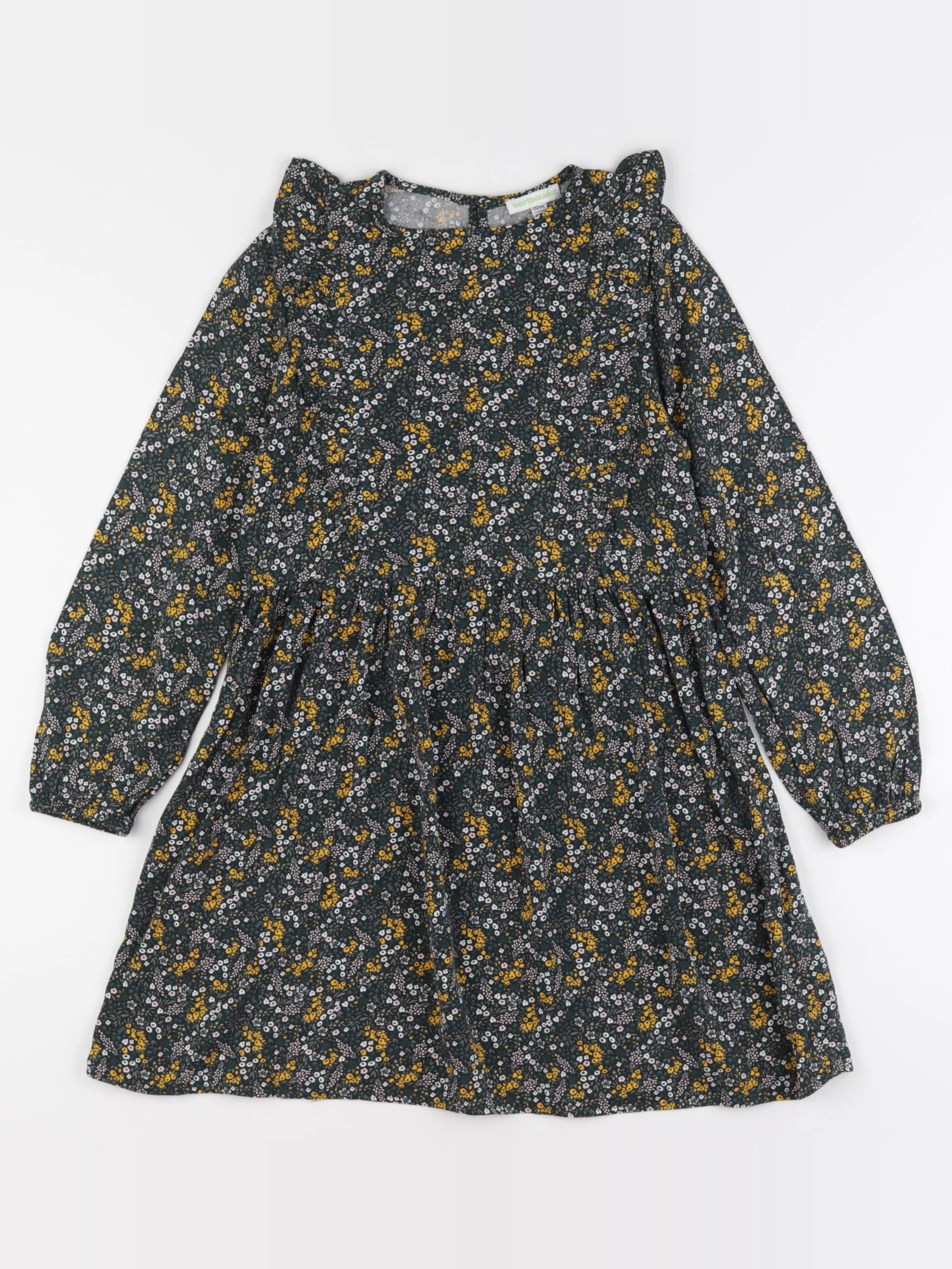 Vertbaudet - robe vert - 9 ans