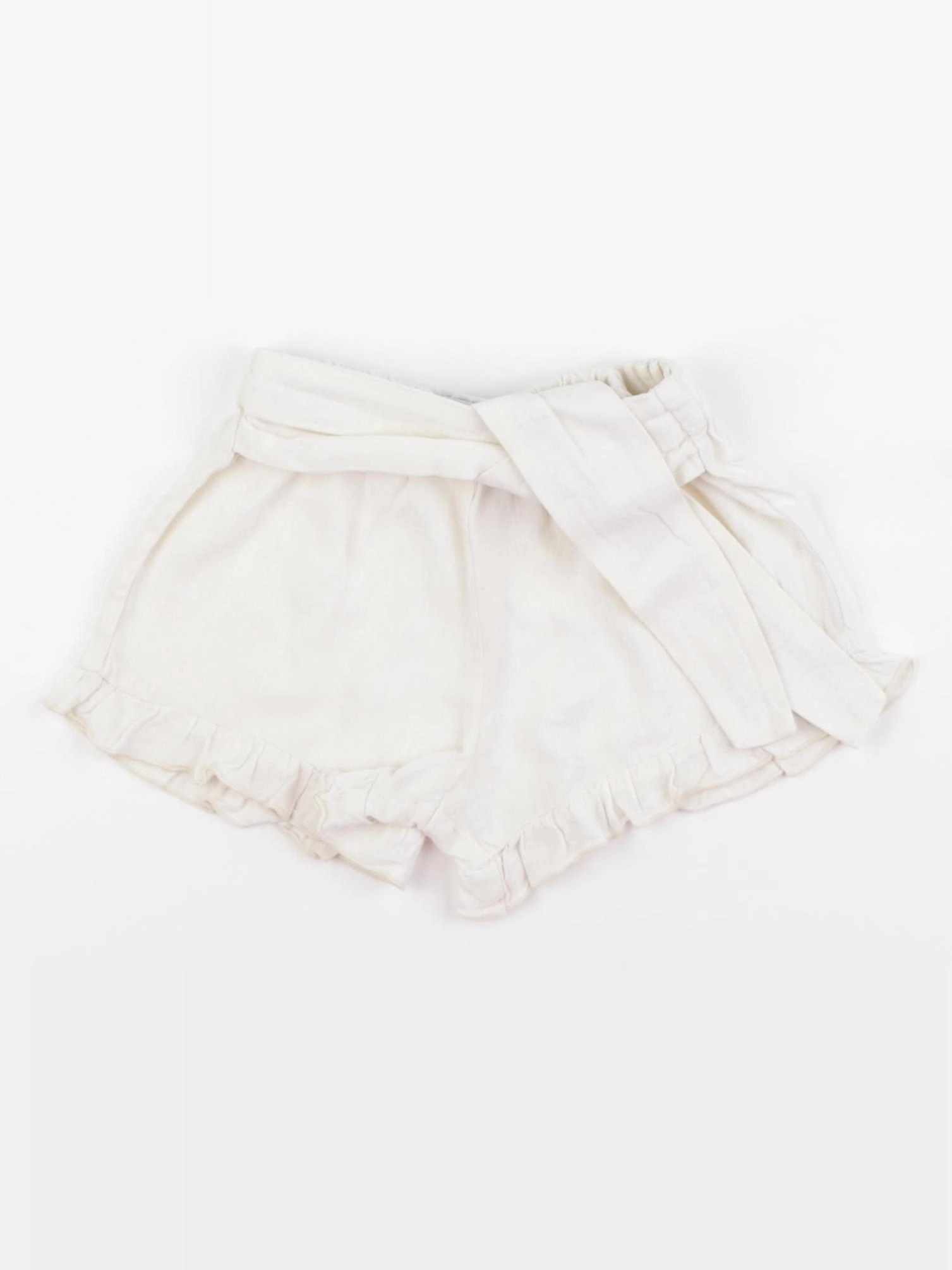 Zara - short blanc - 18/24 mois