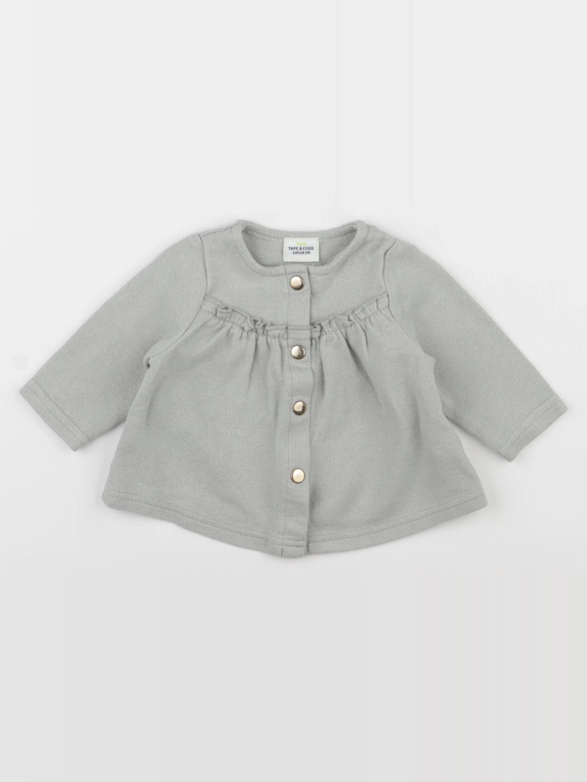 Tape à l'oeil - sweat vert - 6 mois