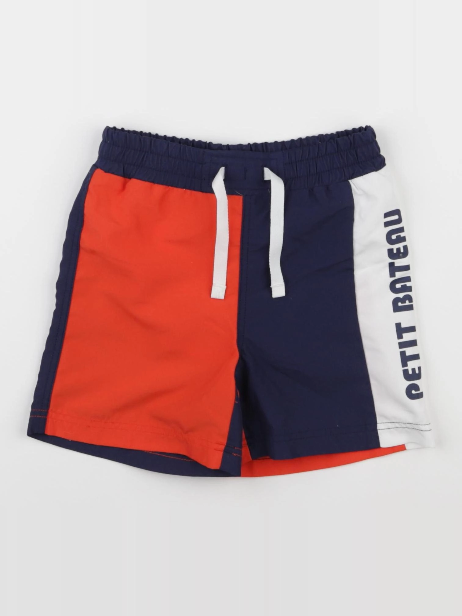 Petit Bateau - maillot de bain bleu, rouge - 3 ans