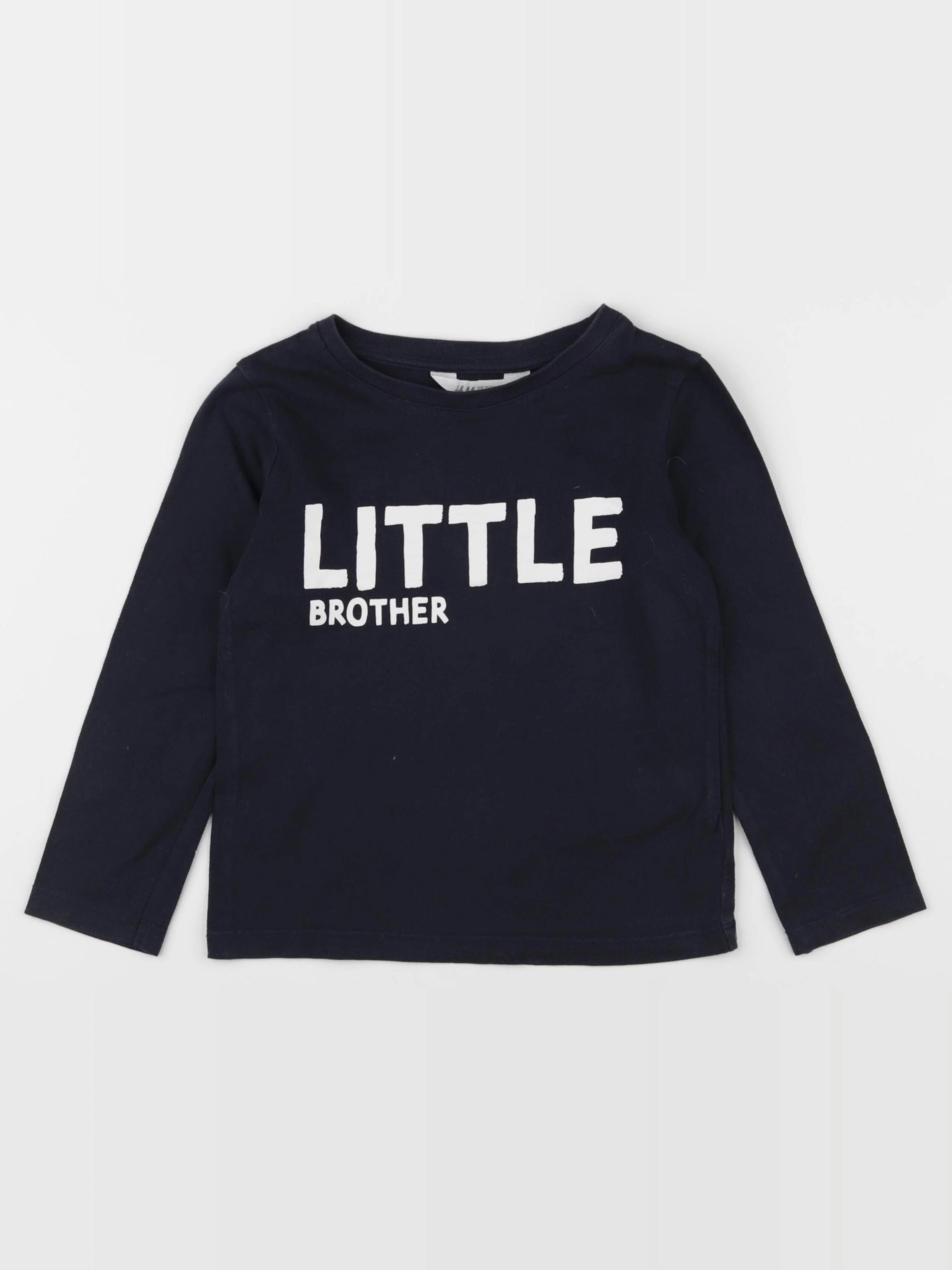 H&M - tee-shirt bleu - 2/4 ans