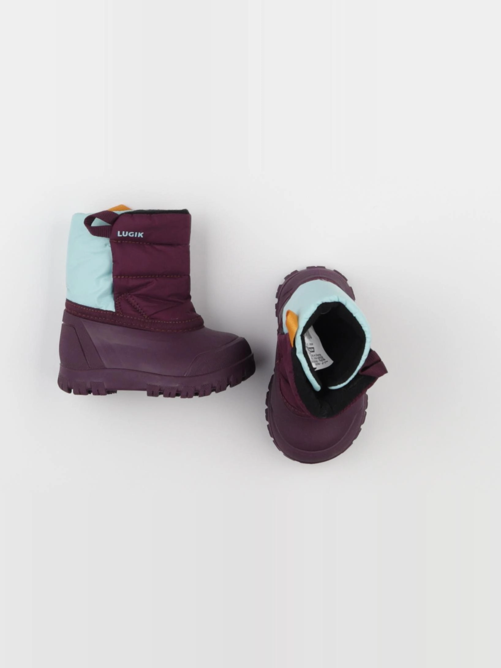 Decathlon ski - bottes ski violet, vert - pointure 20/21