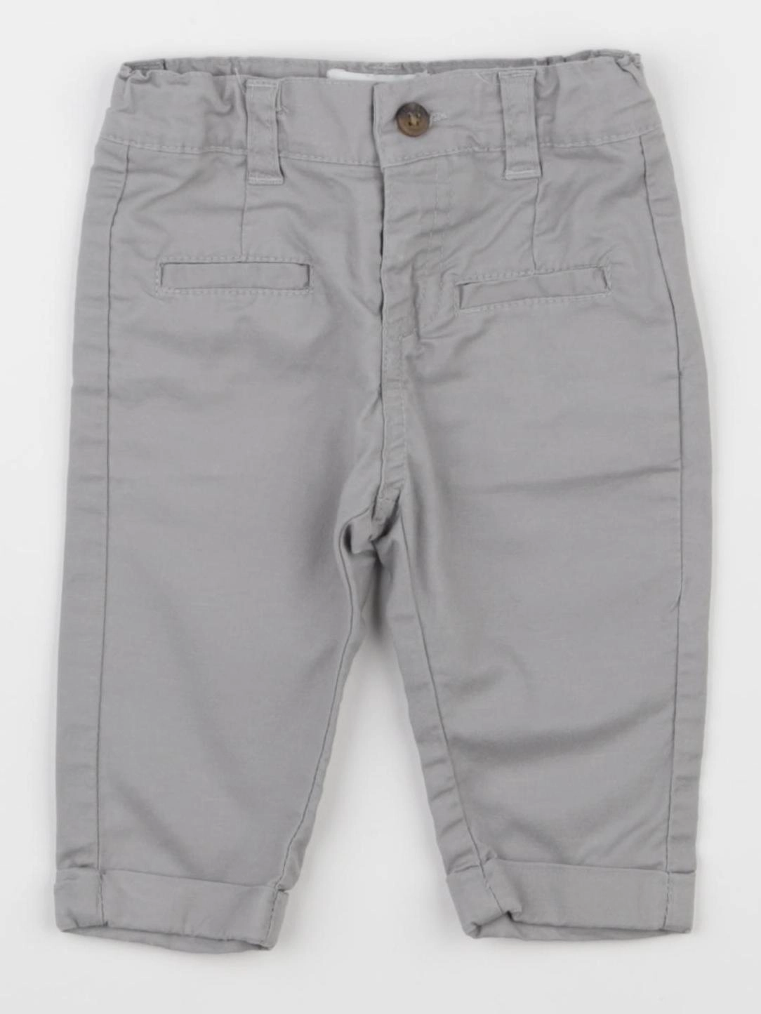 Vertbaudet - pantalon gris - 3 mois