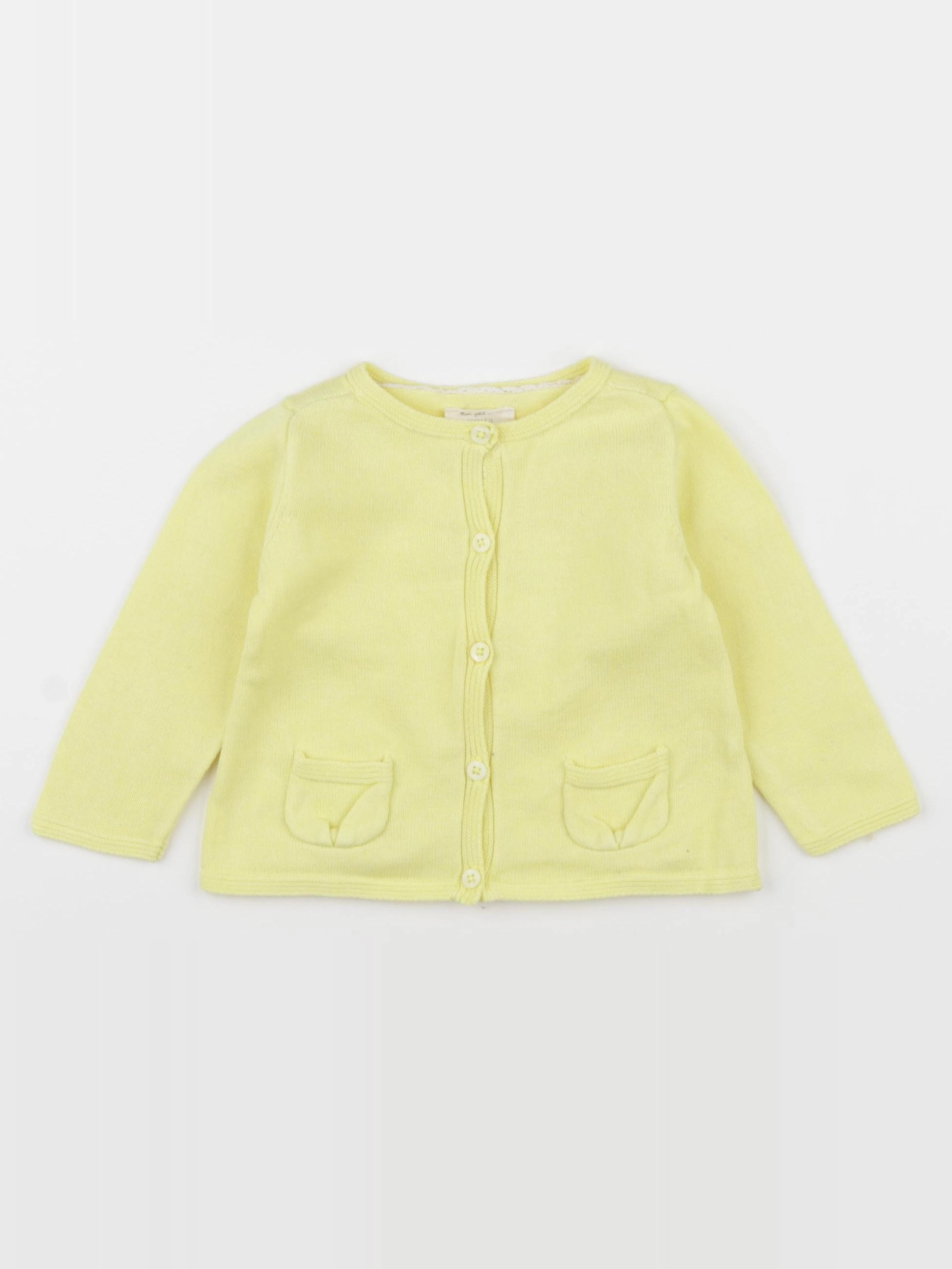 Cyrillus - gilet jaune - 6 mois