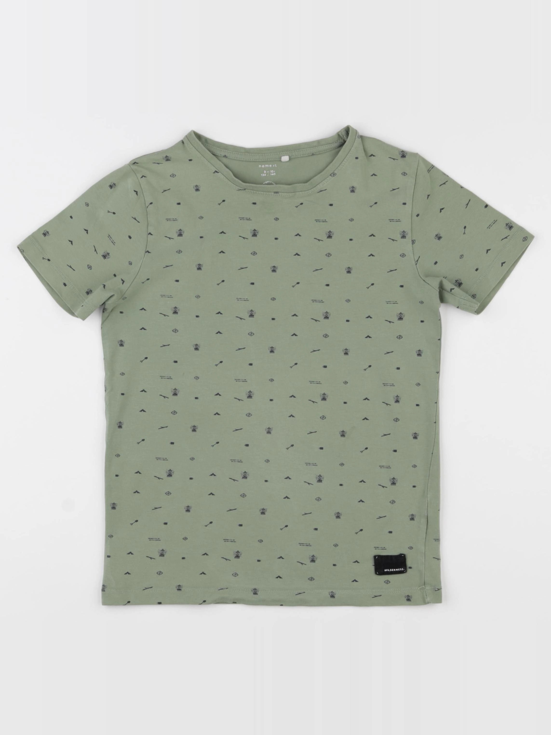 Name it - tee-shirt vert - 9/10 ans
