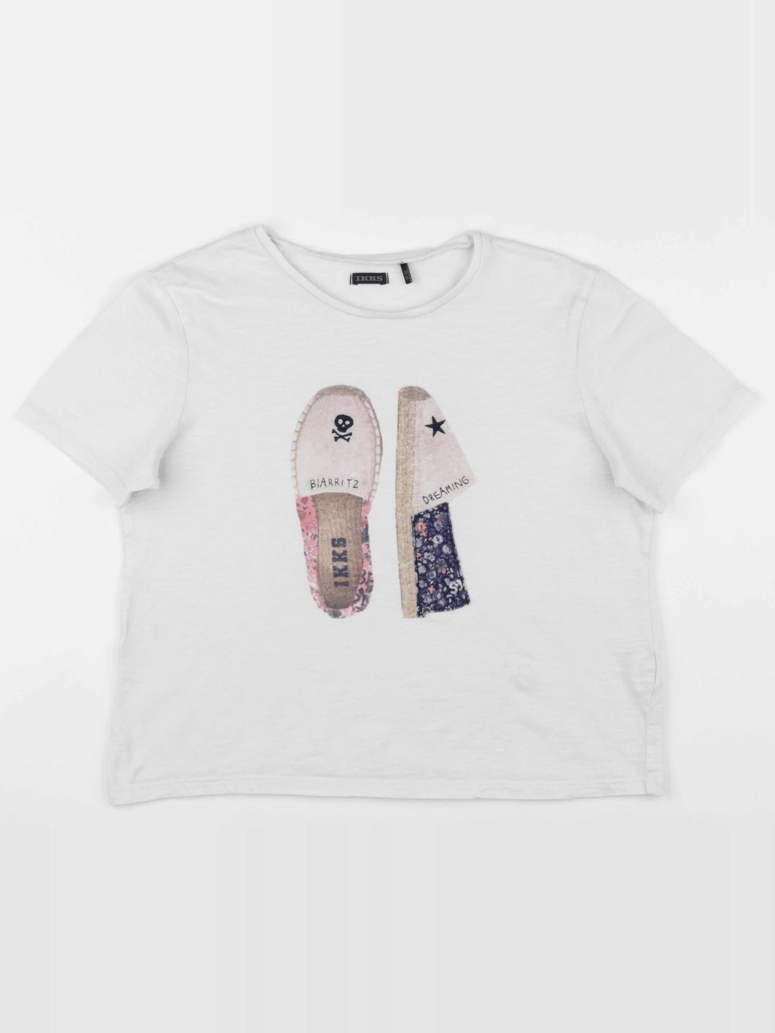 IKKS - tee-shirt blanc - 12 ans