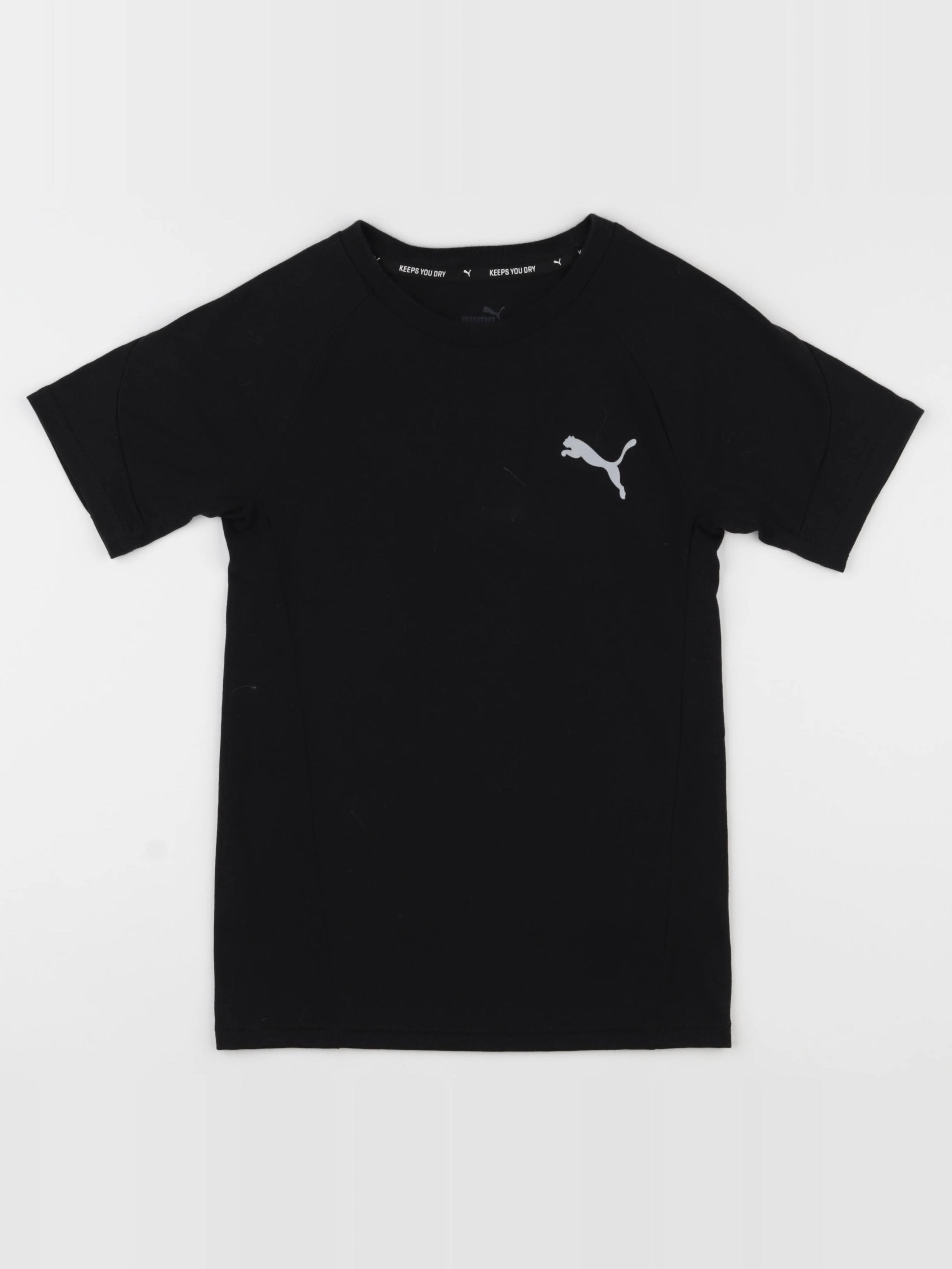 Puma - tee-shirt noir - 9/10 ans