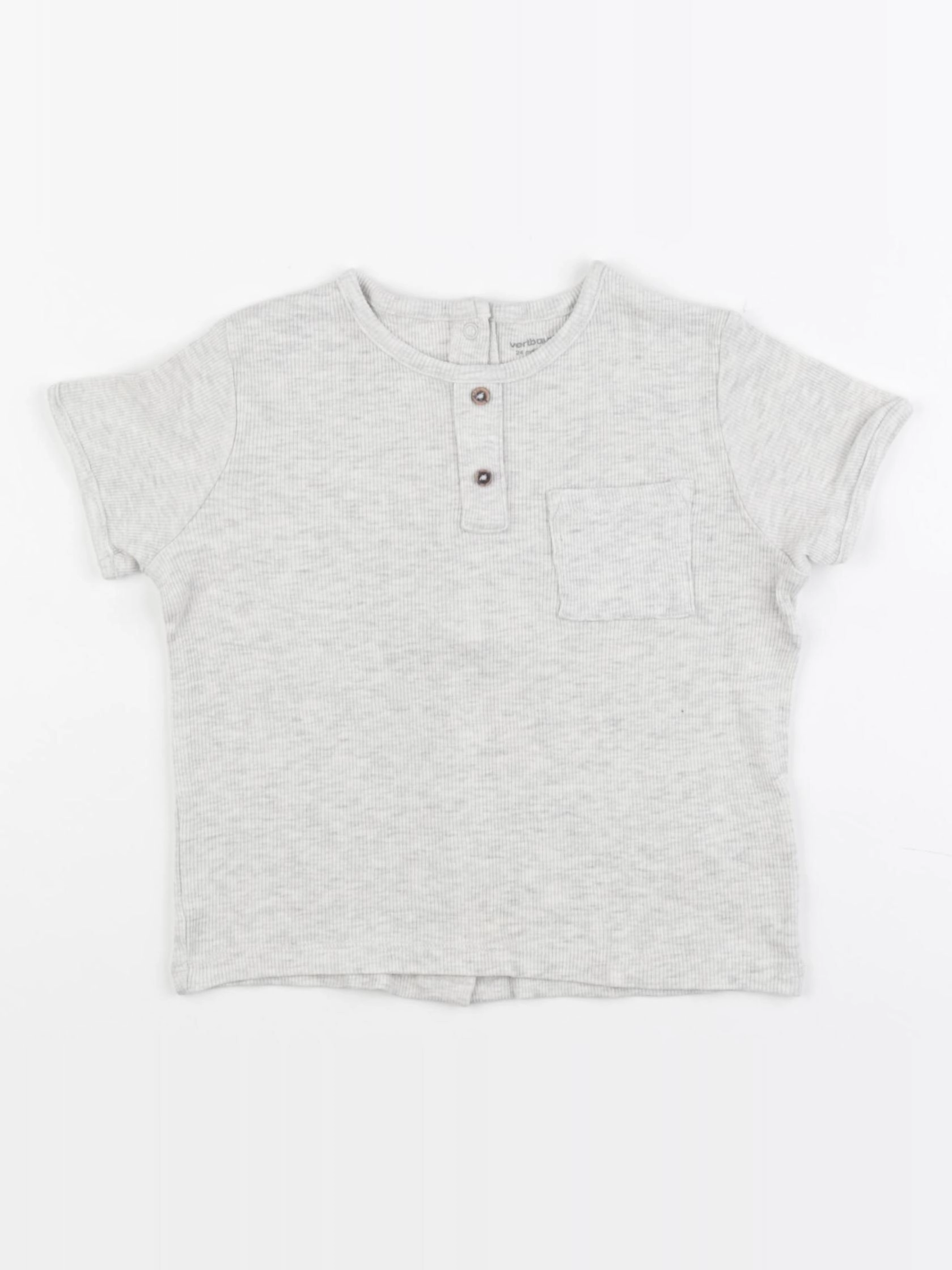 Vertbaudet - tee-shirt gris - 24 mois