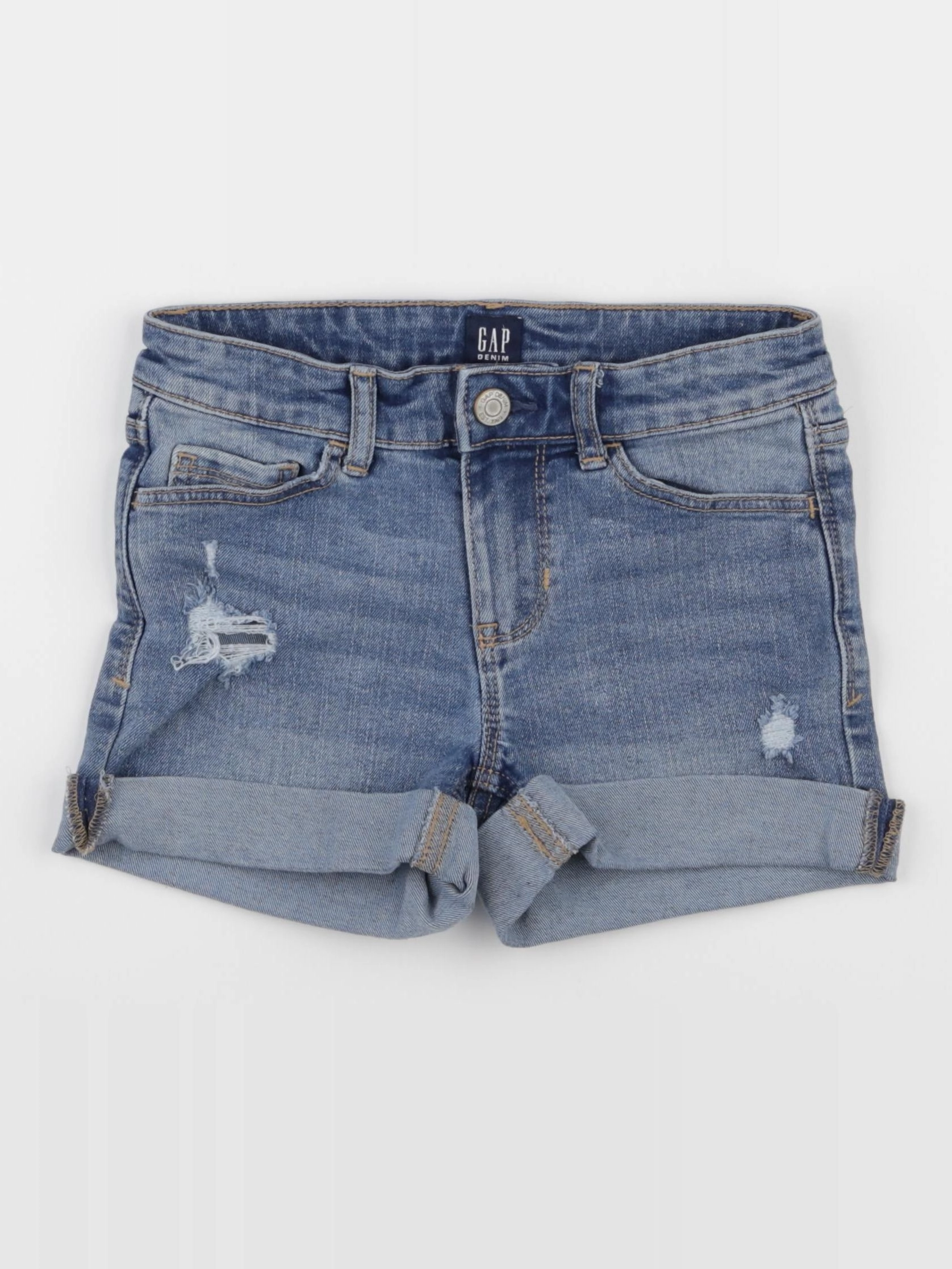 GAP - short bleu - 8 ans