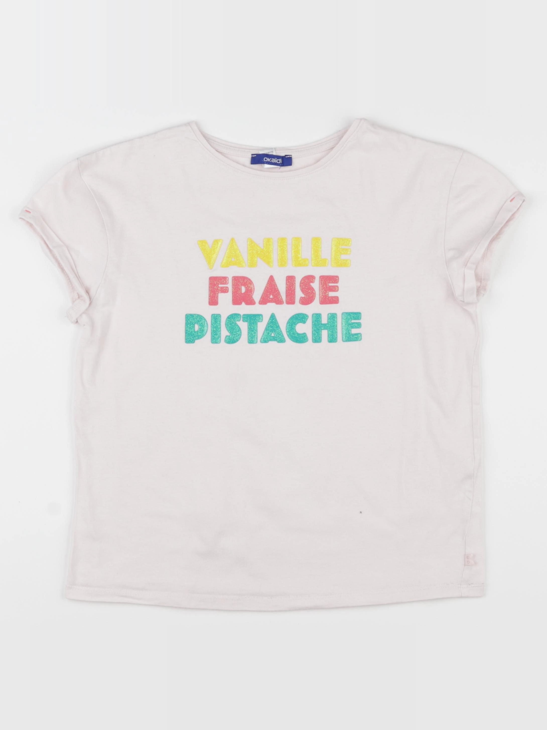 Okaidi - tee-shirt rose - 12 ans
