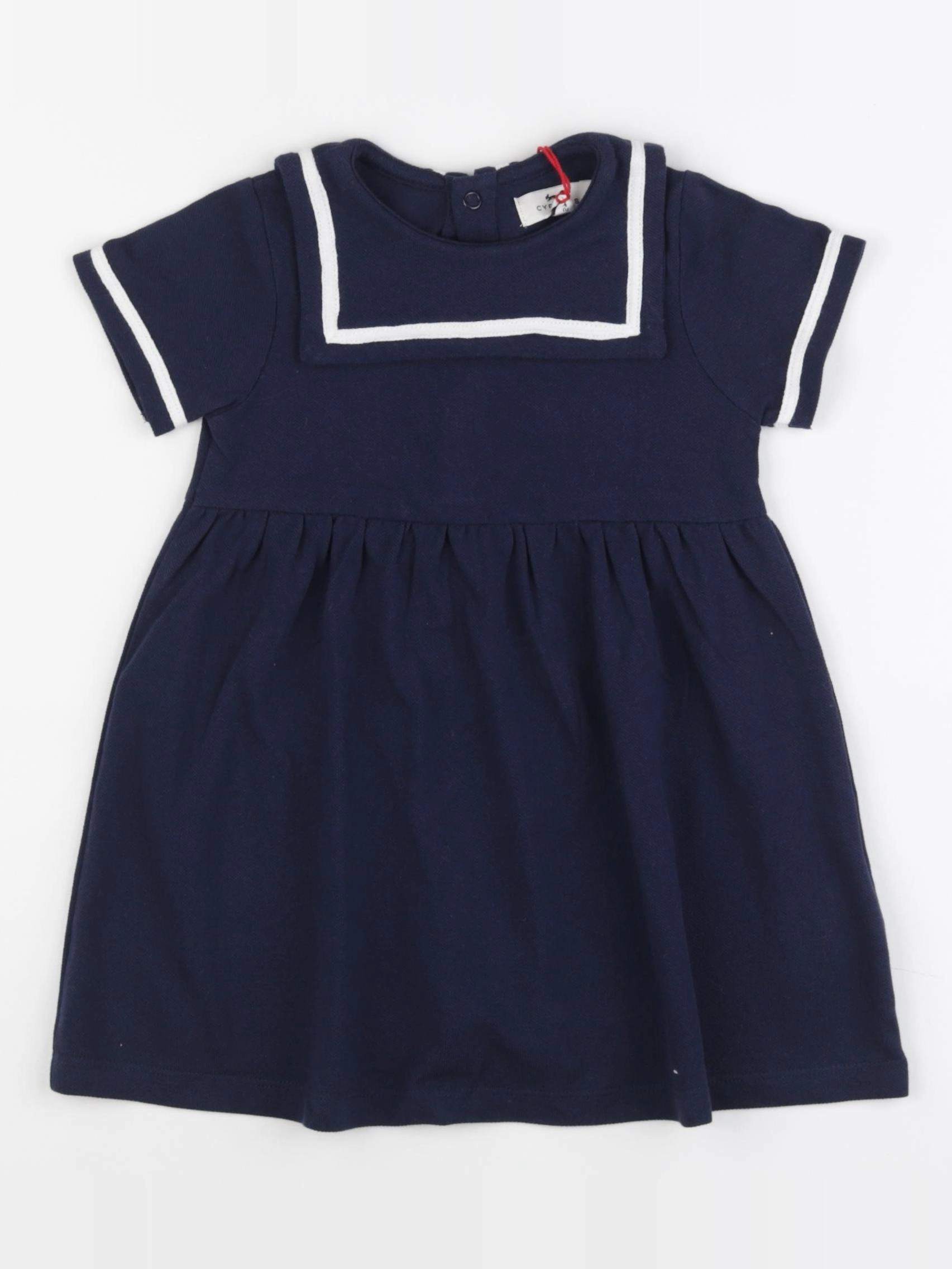 Cyrillus - robe bleu - 24 mois