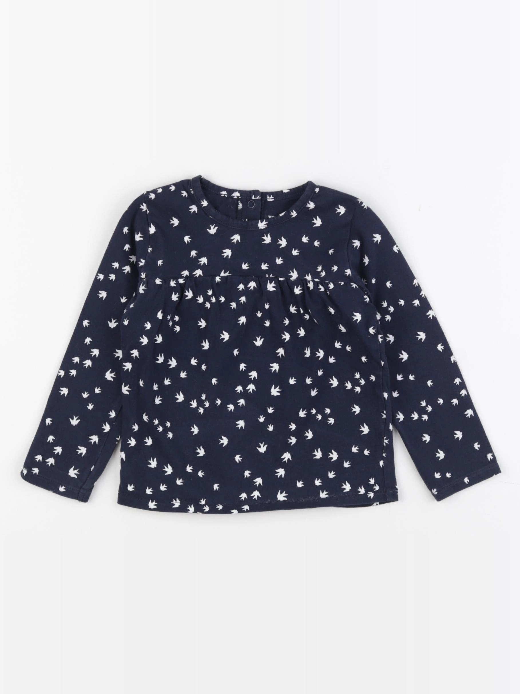 Vertbaudet - tee-shirt bleu - 18 mois