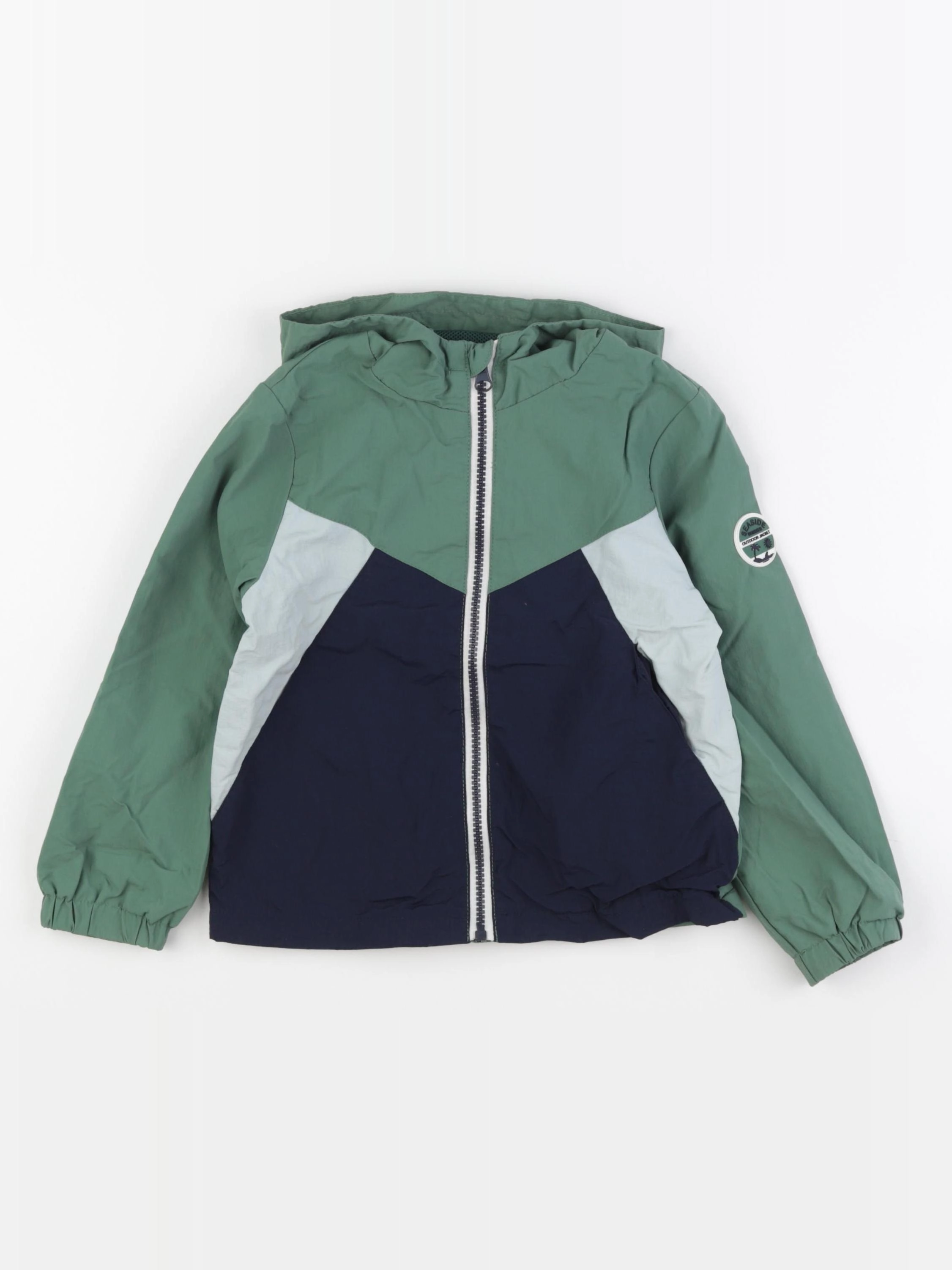 Vertbaudet - coupe-vent bleu, vert - 4 ans
