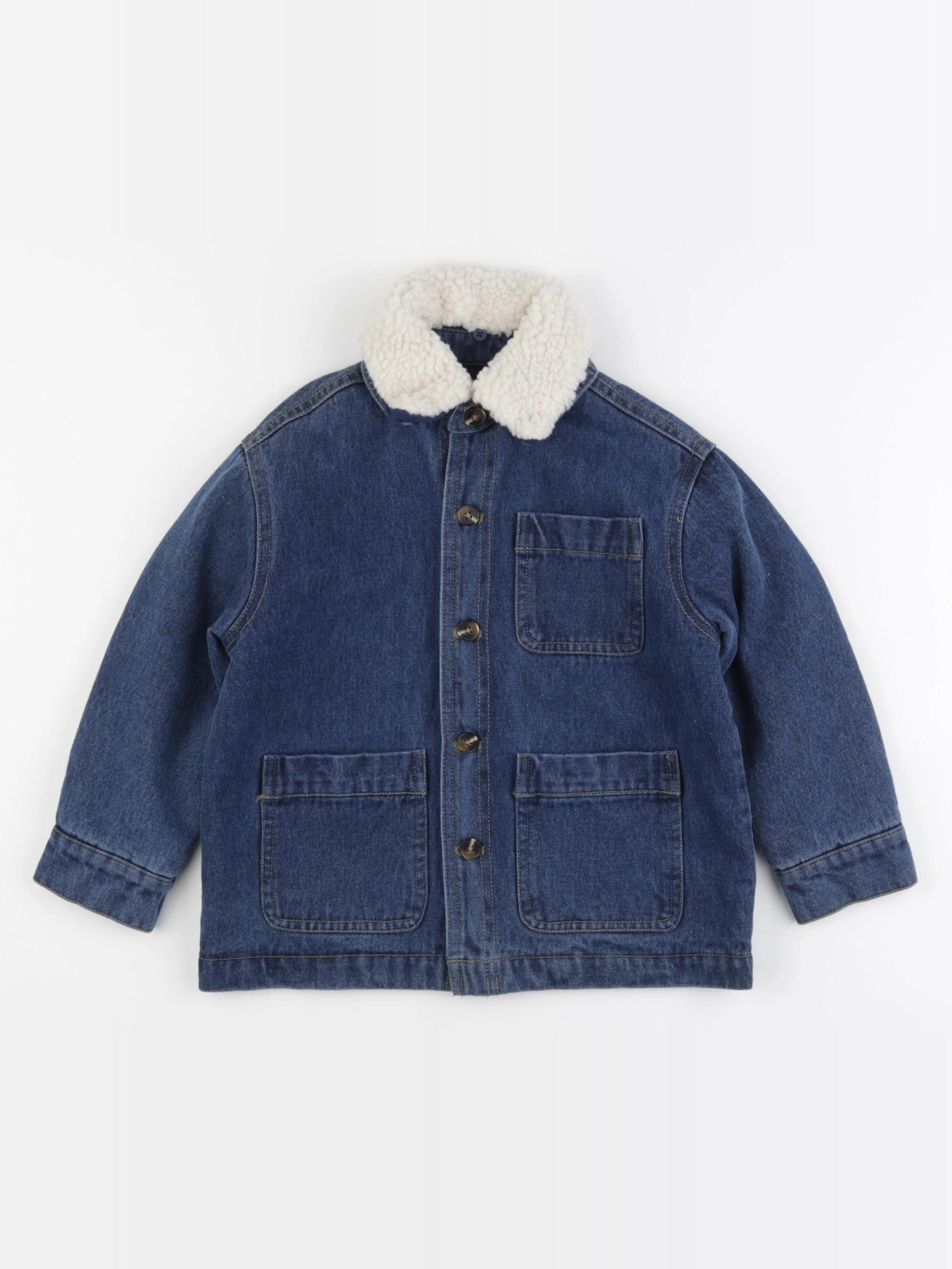 Monoprix - veste bleu - 4 ans