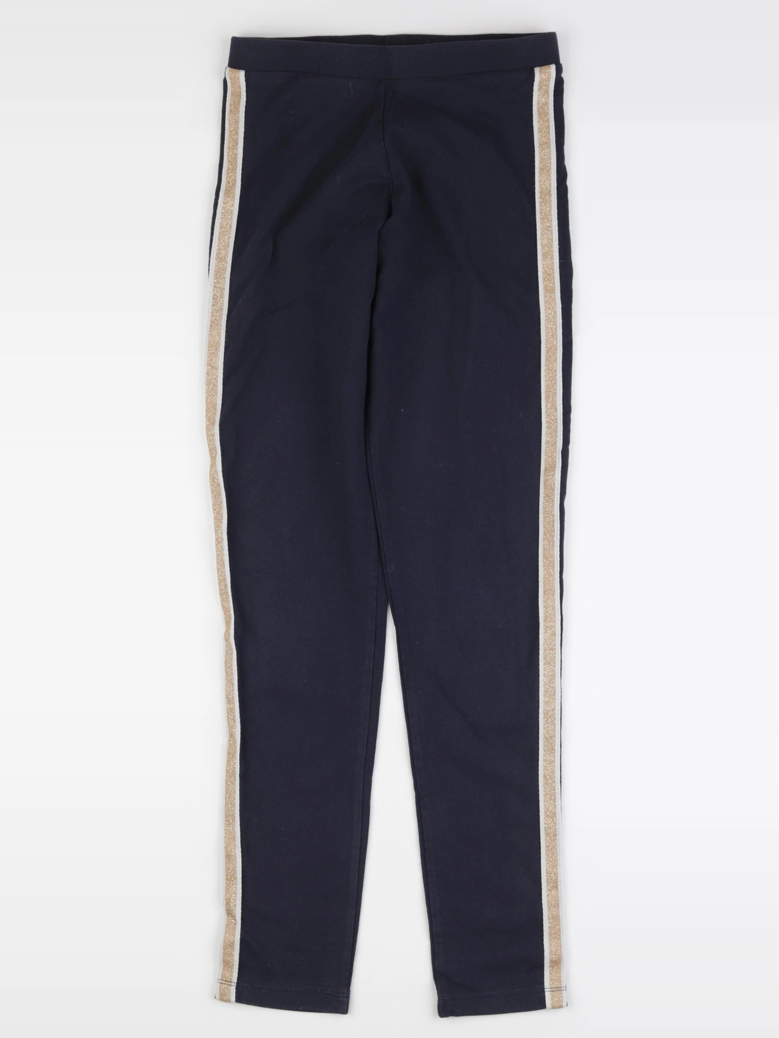 Monoprix - legging bleu, or - 14 ans