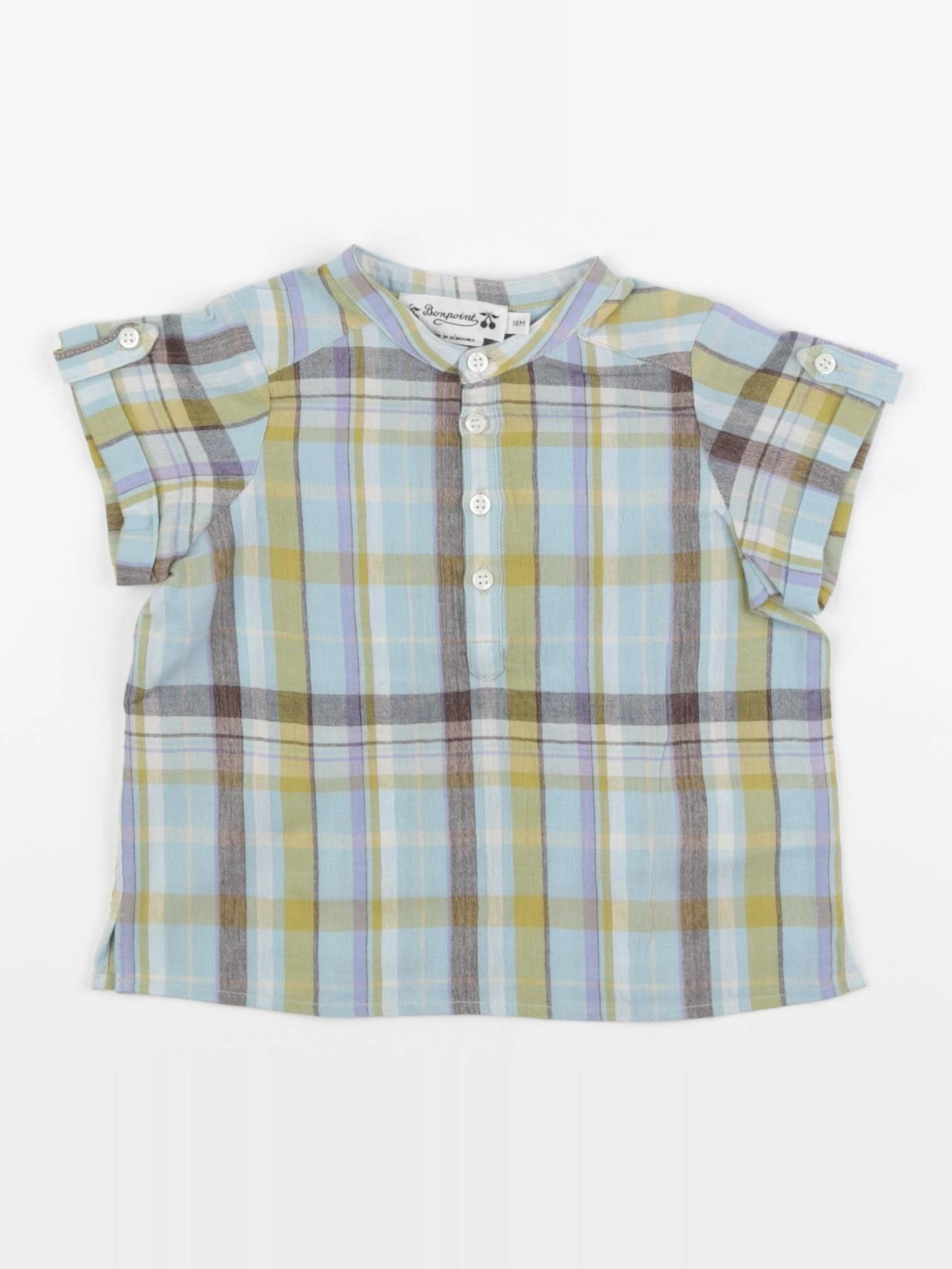 Bonpoint - chemise multicolore - 18 mois