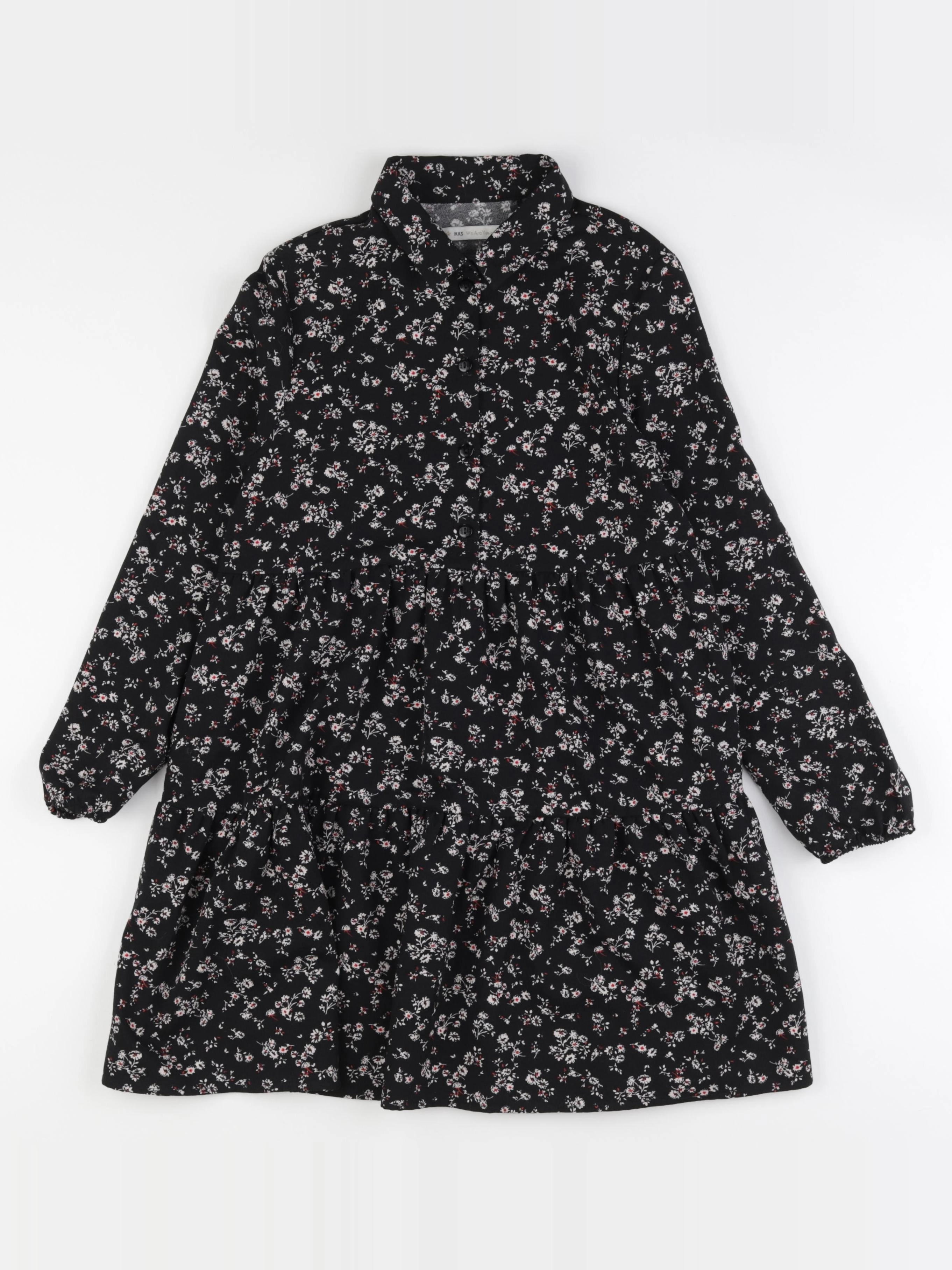 IKKS - robe noir - 10 ans