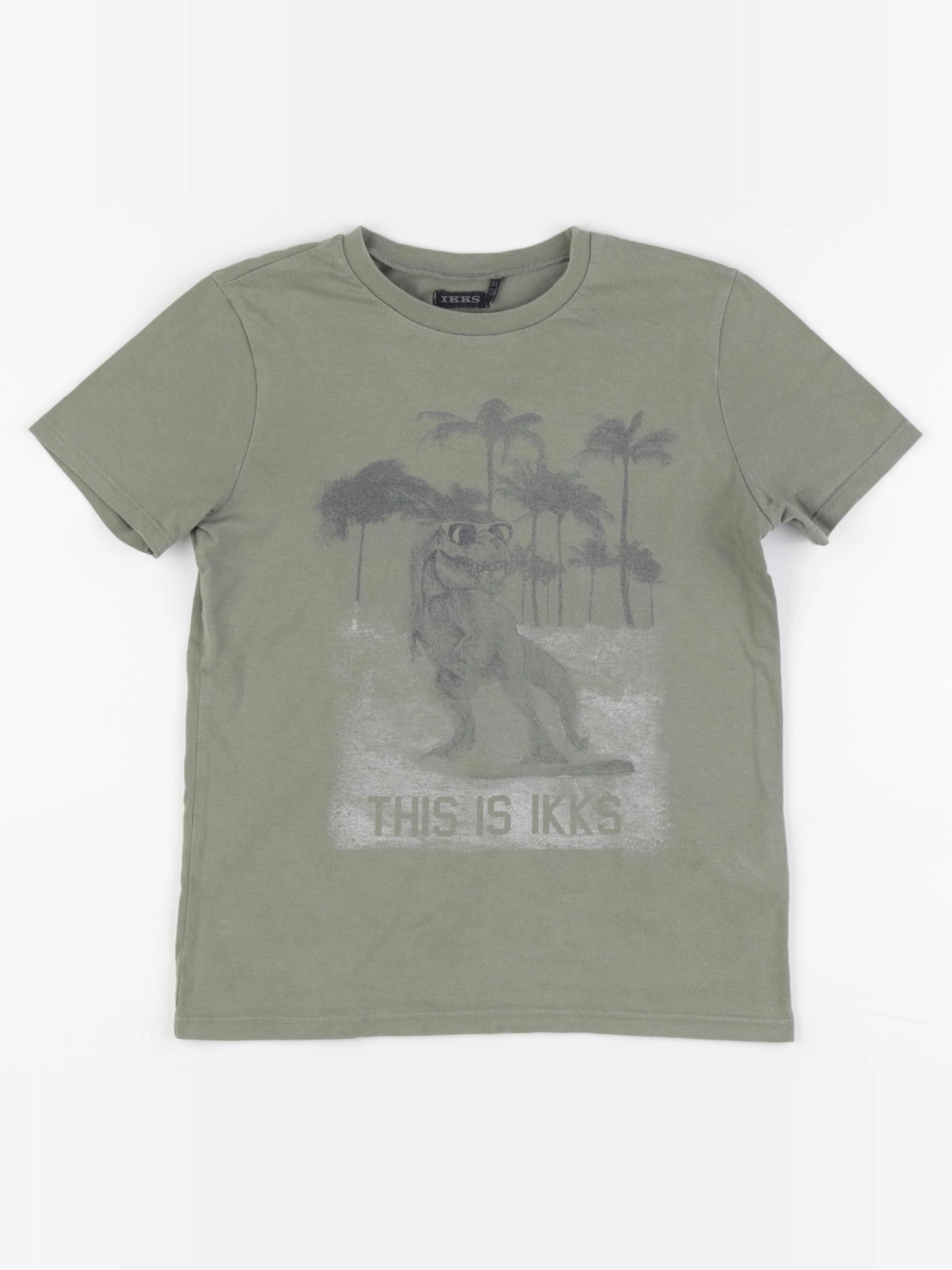 IKKS - tee-shirt vert - 8 ans