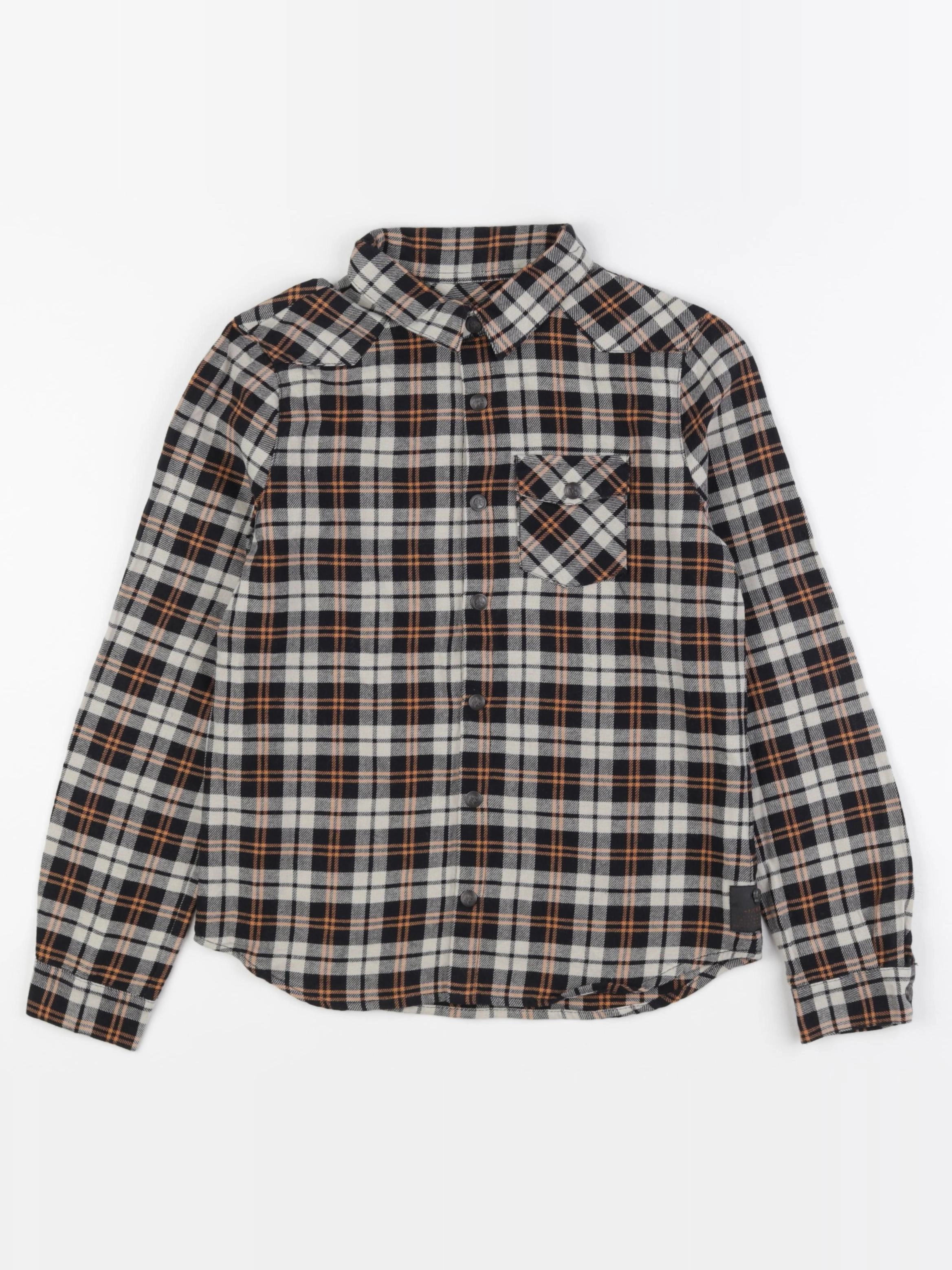 IKKS - chemise noir - 10 ans