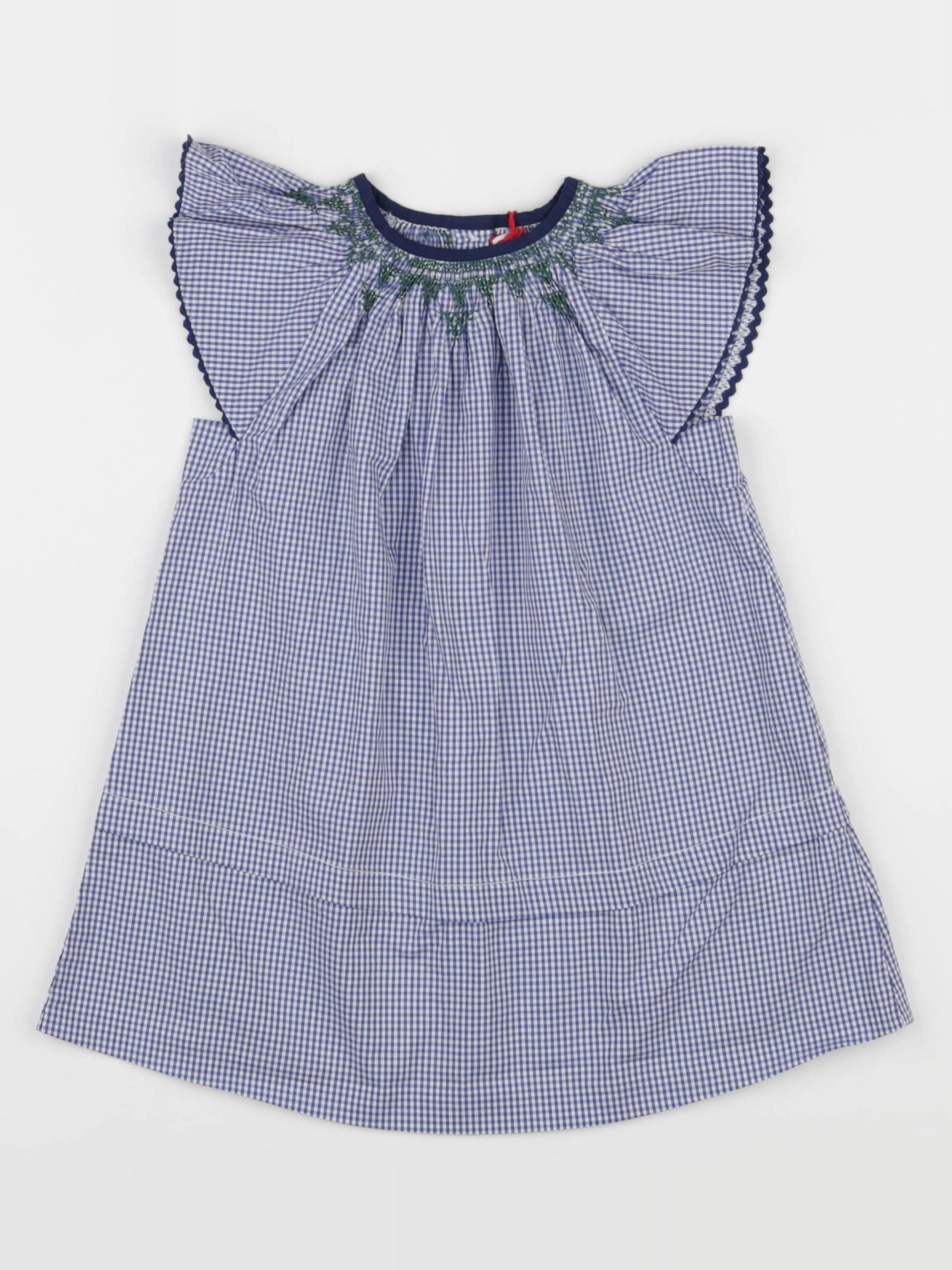 Cyrillus - robe bleu, blanc - 18 mois