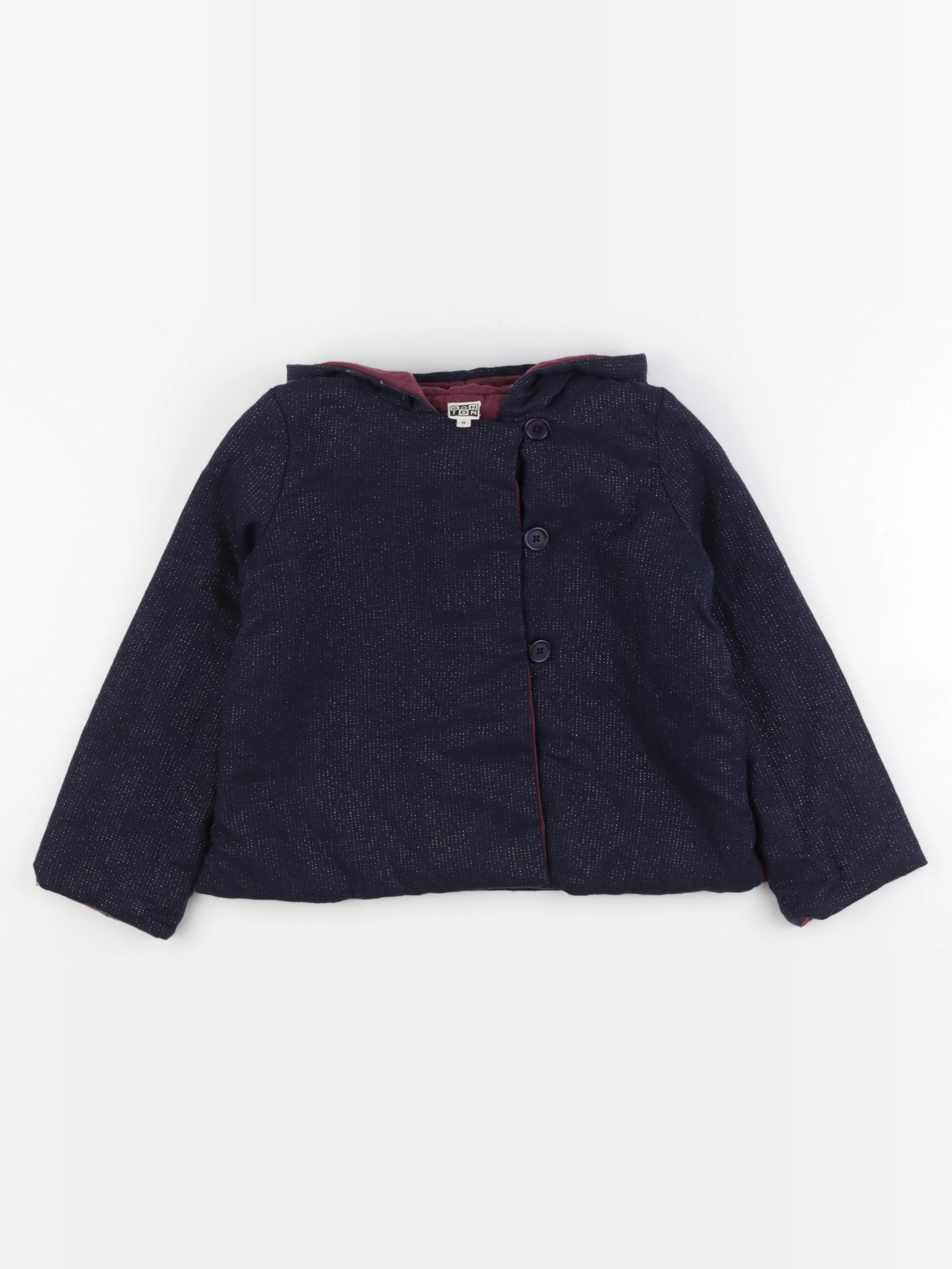 Bonton - veste bleu - 8 ans