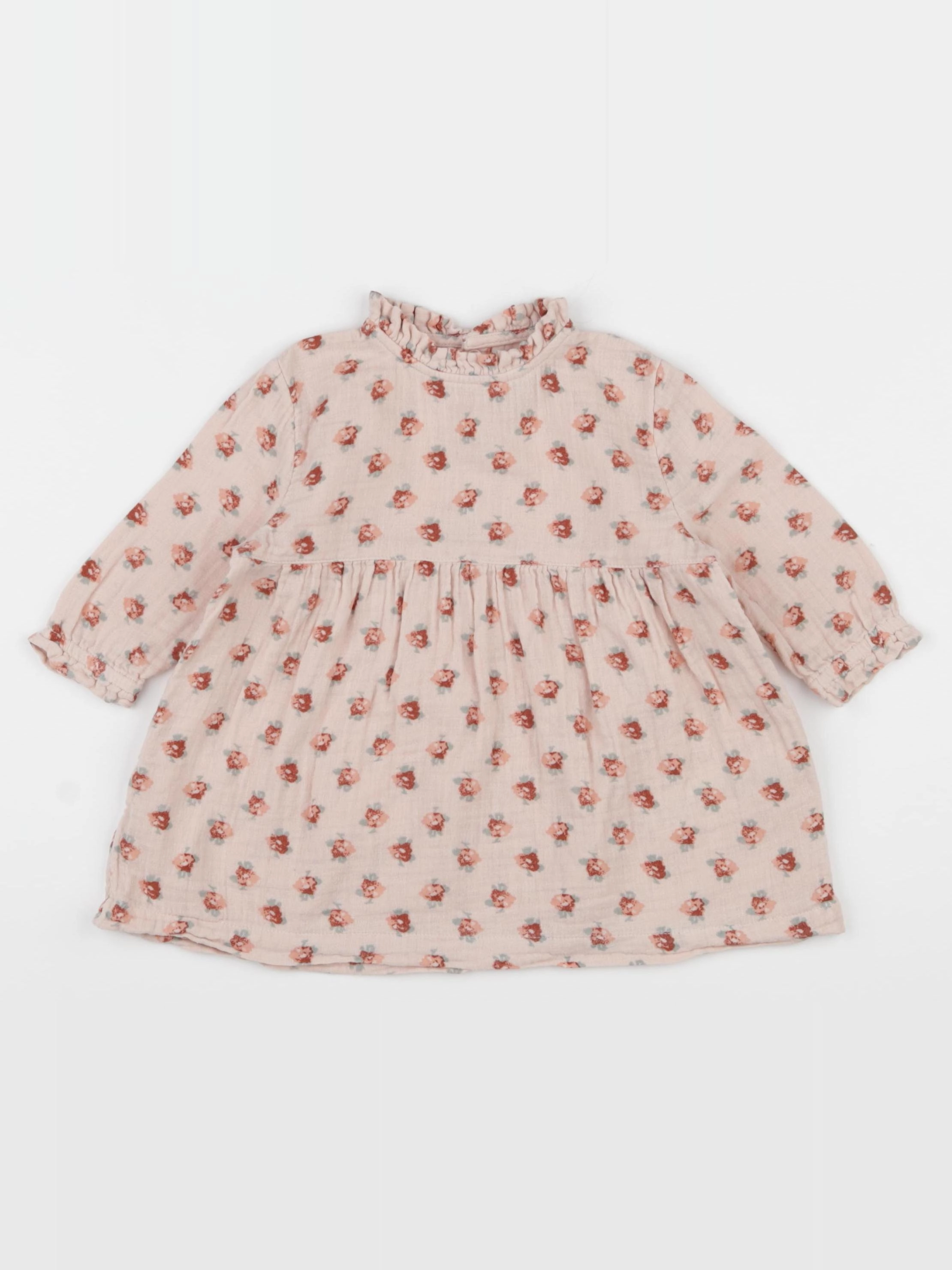 Petit Bateau - robe rose - 6 mois