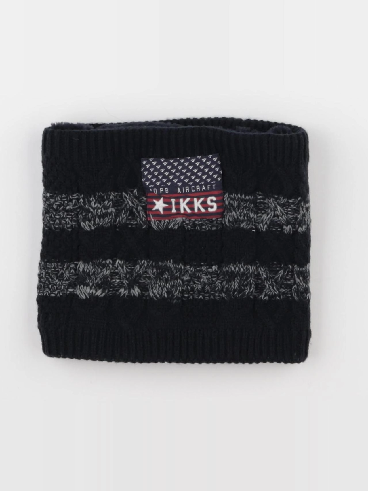 IKKS - tour de cou noir - 10/14 ans