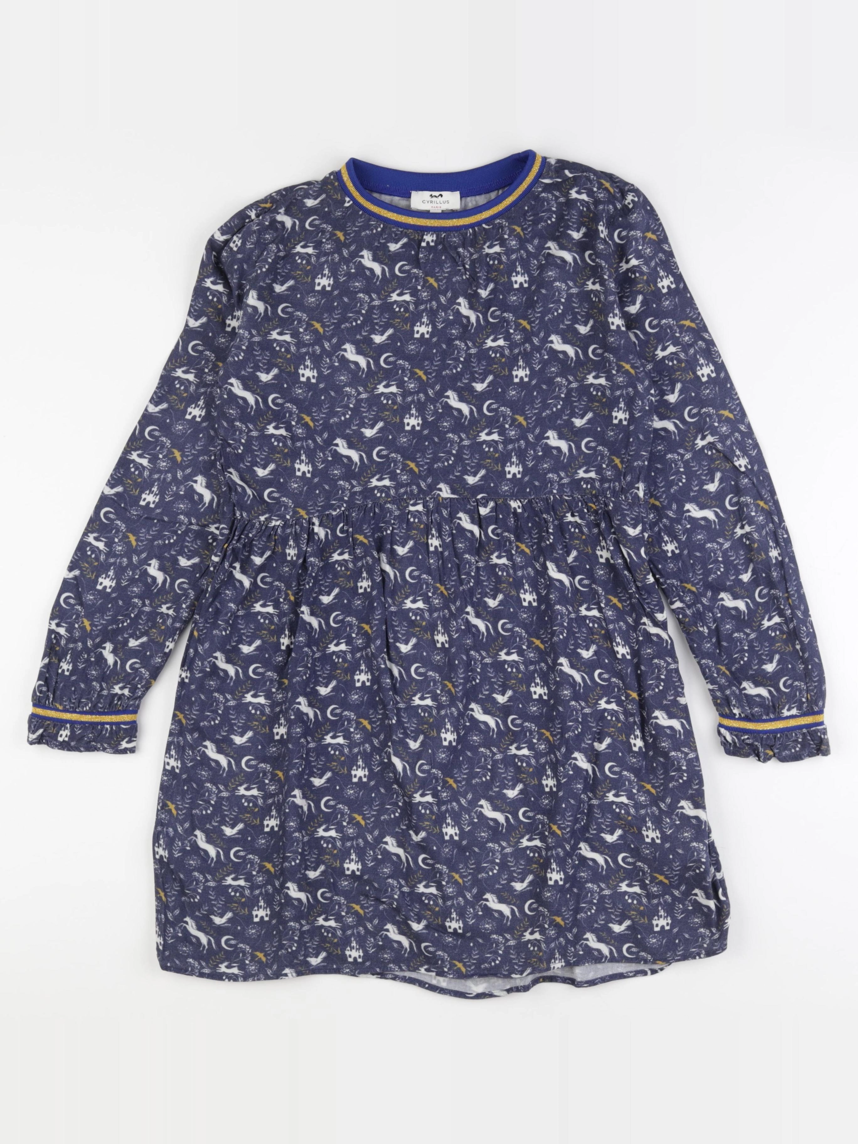 Cyrillus - robe bleu - 12 ans