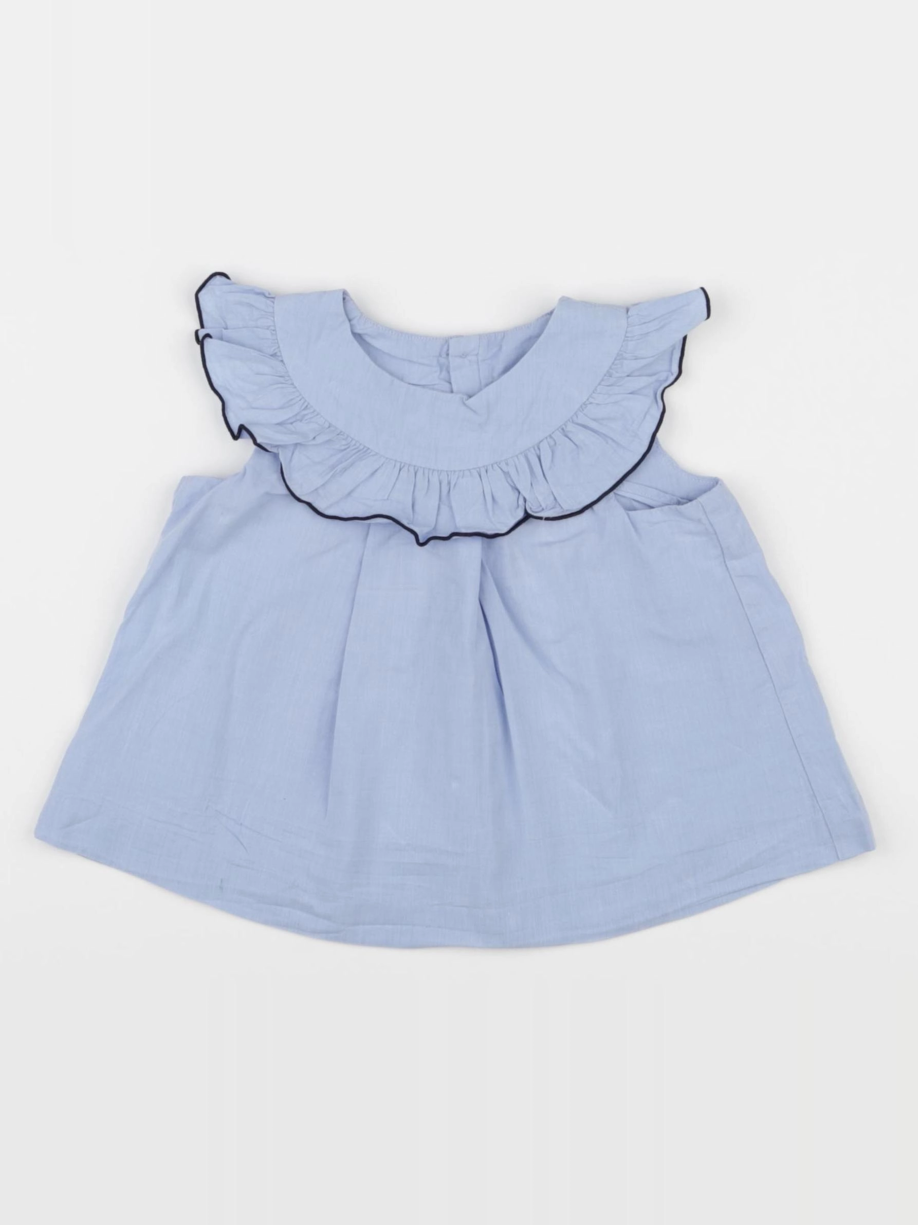 Jacadi - blouse bleu - 18 mois