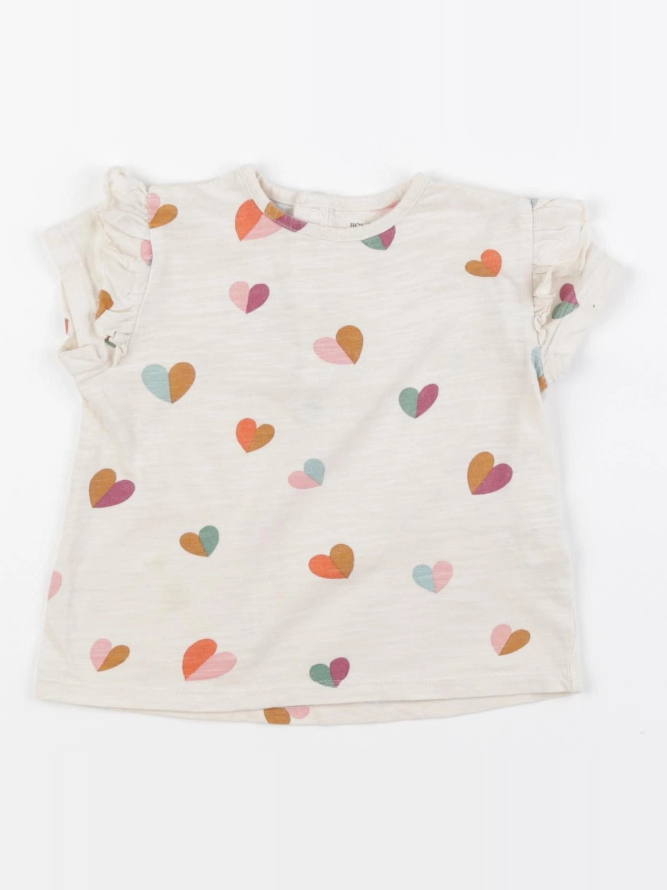 Boutchou - tee-shirt multicolore - 18 mois